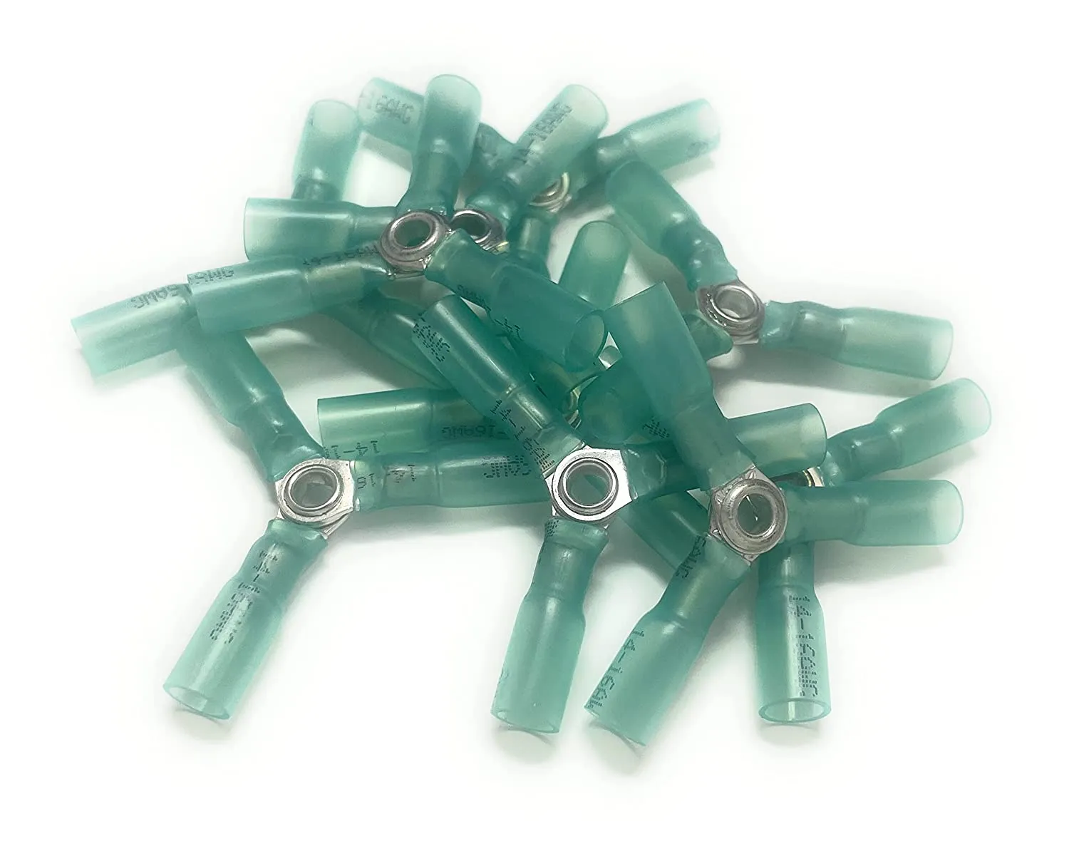 16-14 Ga 3 Way Wire Connector AWG Heavy Duty Heat Shrink Butt Terminals - Pack of 10