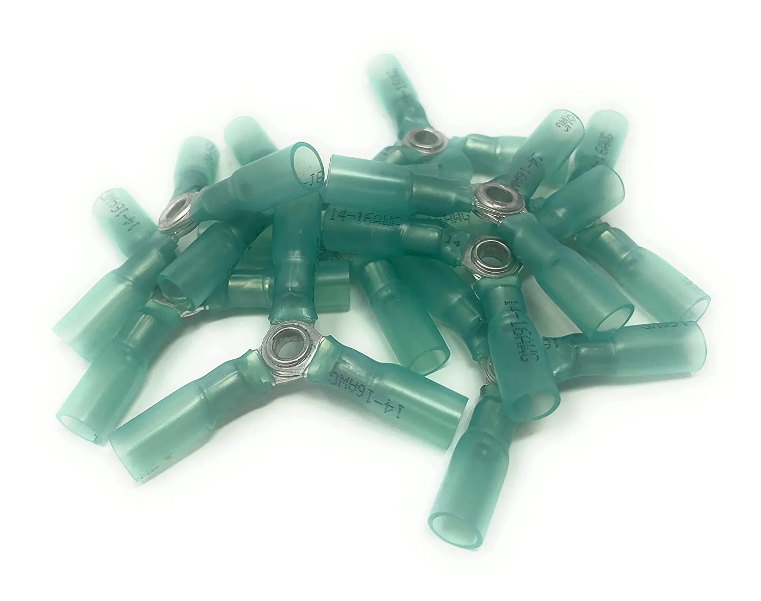 16-14 Ga 3 Way Wire Connector AWG Heavy Duty Heat Shrink Butt Terminals - Pack of 10