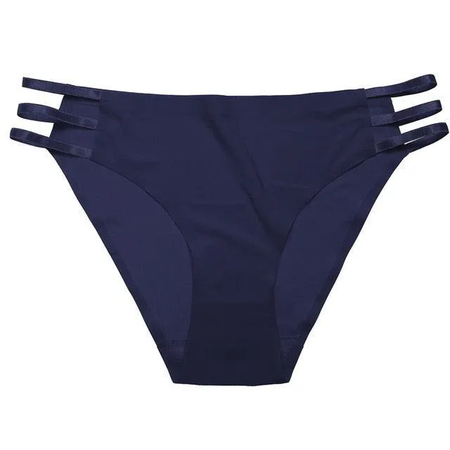 1Pc Seamless Thong G-String Underwear T-back Underpants Ladies Thongs Girls Soft Intimate Panties