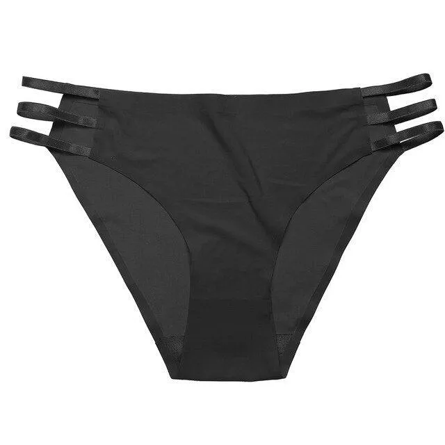 1Pc Seamless Thong G-String Underwear T-back Underpants Ladies Thongs Girls Soft Intimate Panties