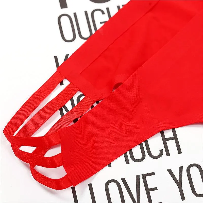 1Pc Seamless Thong G-String Underwear T-back Underpants Ladies Thongs Girls Soft Intimate Panties