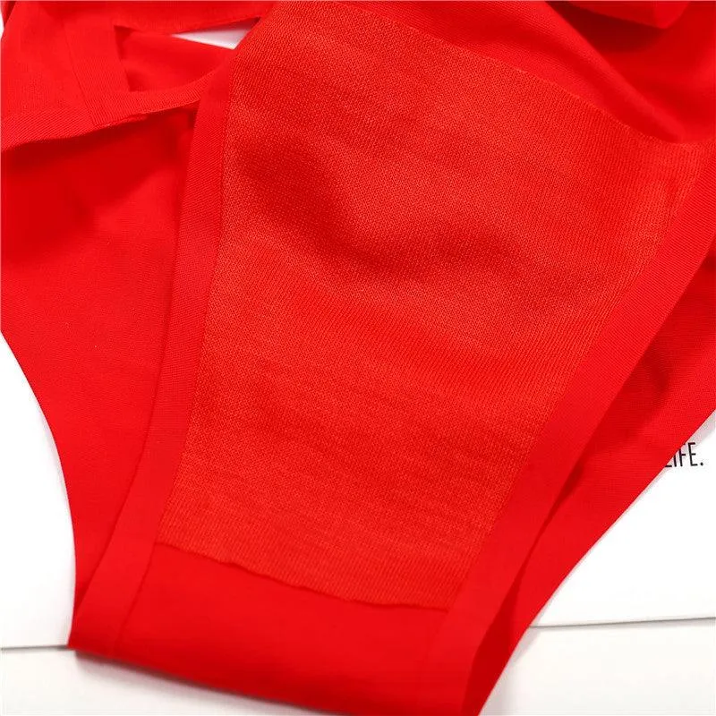 1Pc Seamless Thong G-String Underwear T-back Underpants Ladies Thongs Girls Soft Intimate Panties