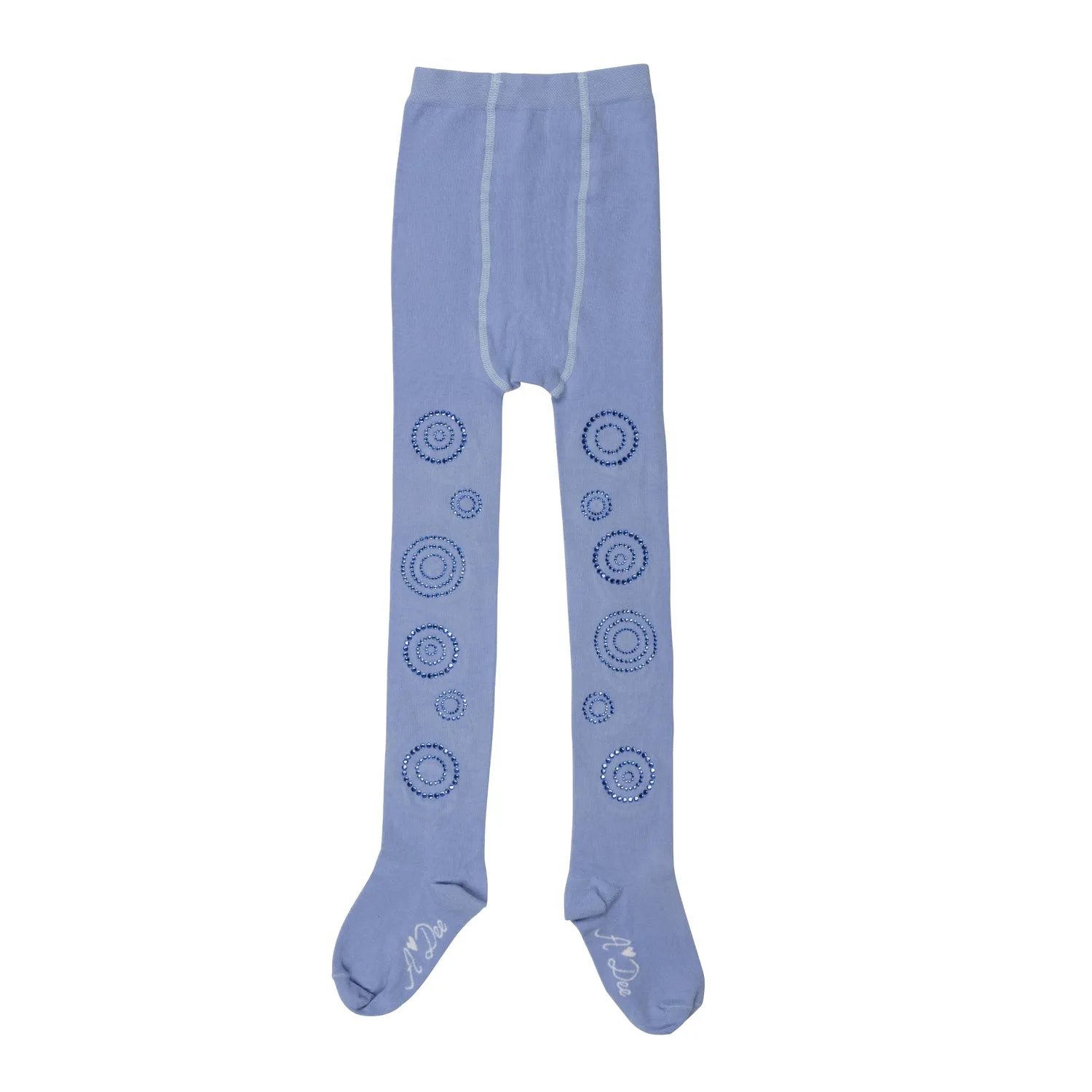 AW24 A Dee Girls Pixie Blue Diamante Tights