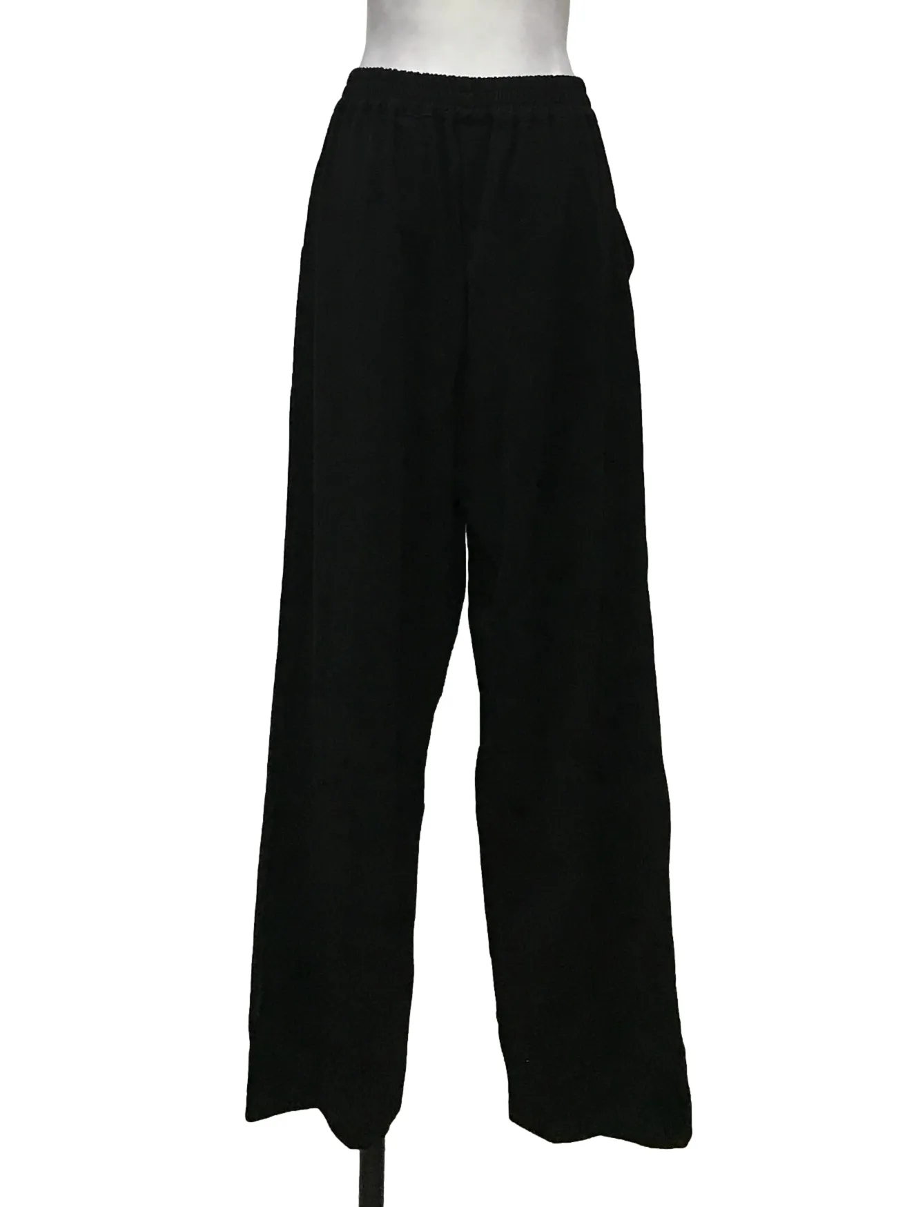 Black Side Logo Pants