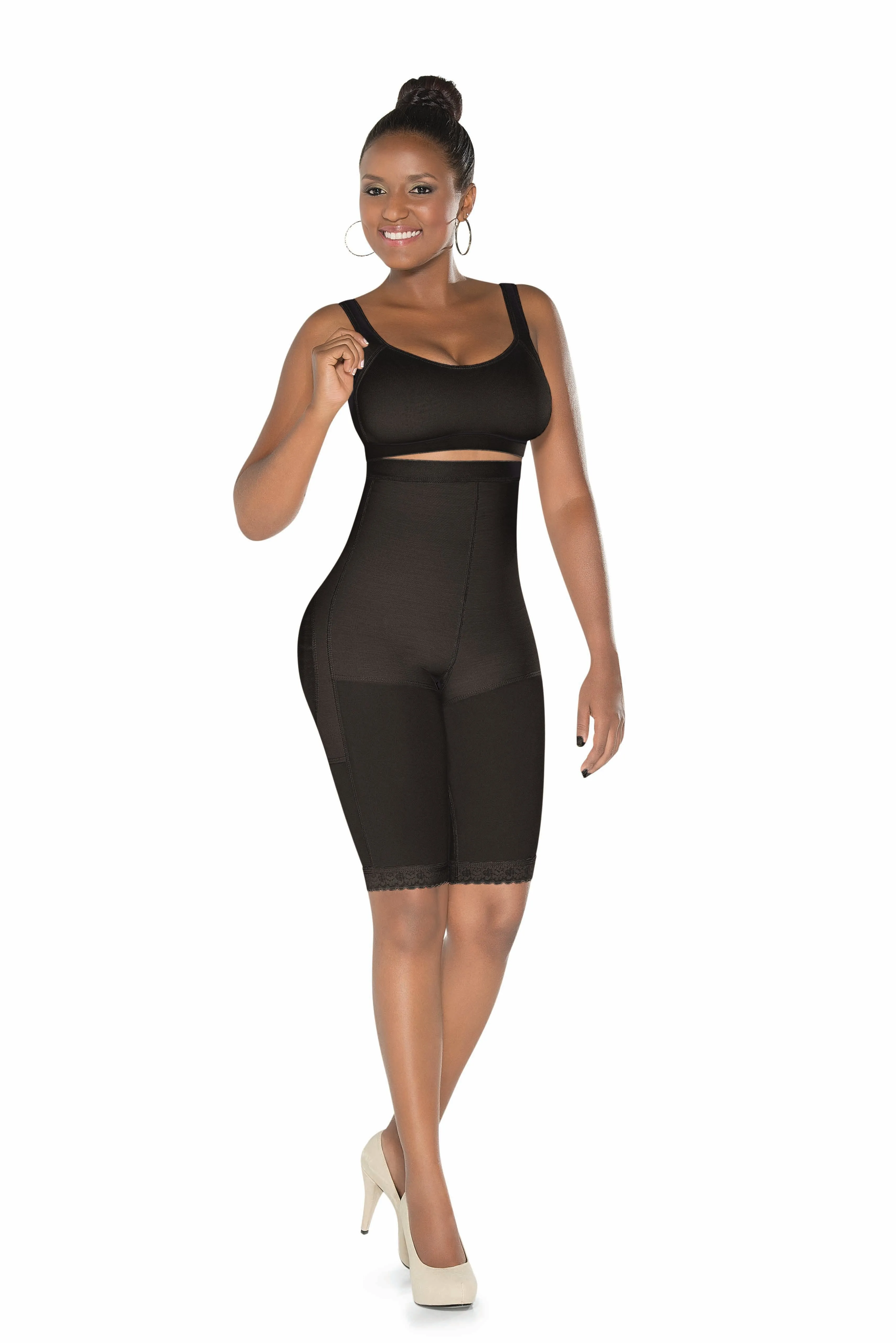 Booty boosting shapewear butt lifter extended length - C4143