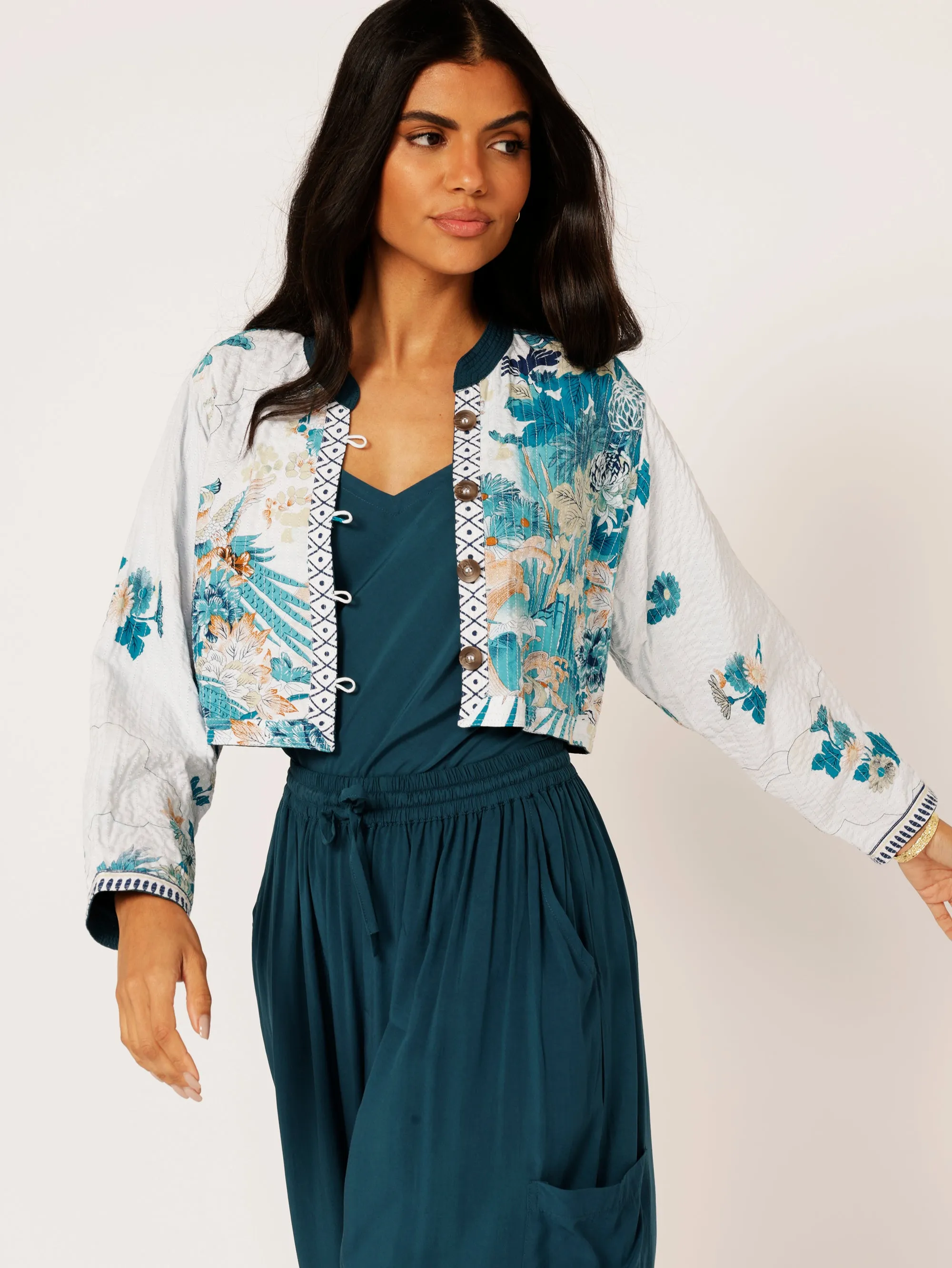 Bowie Jacket | Reversible | Tokyo Teal