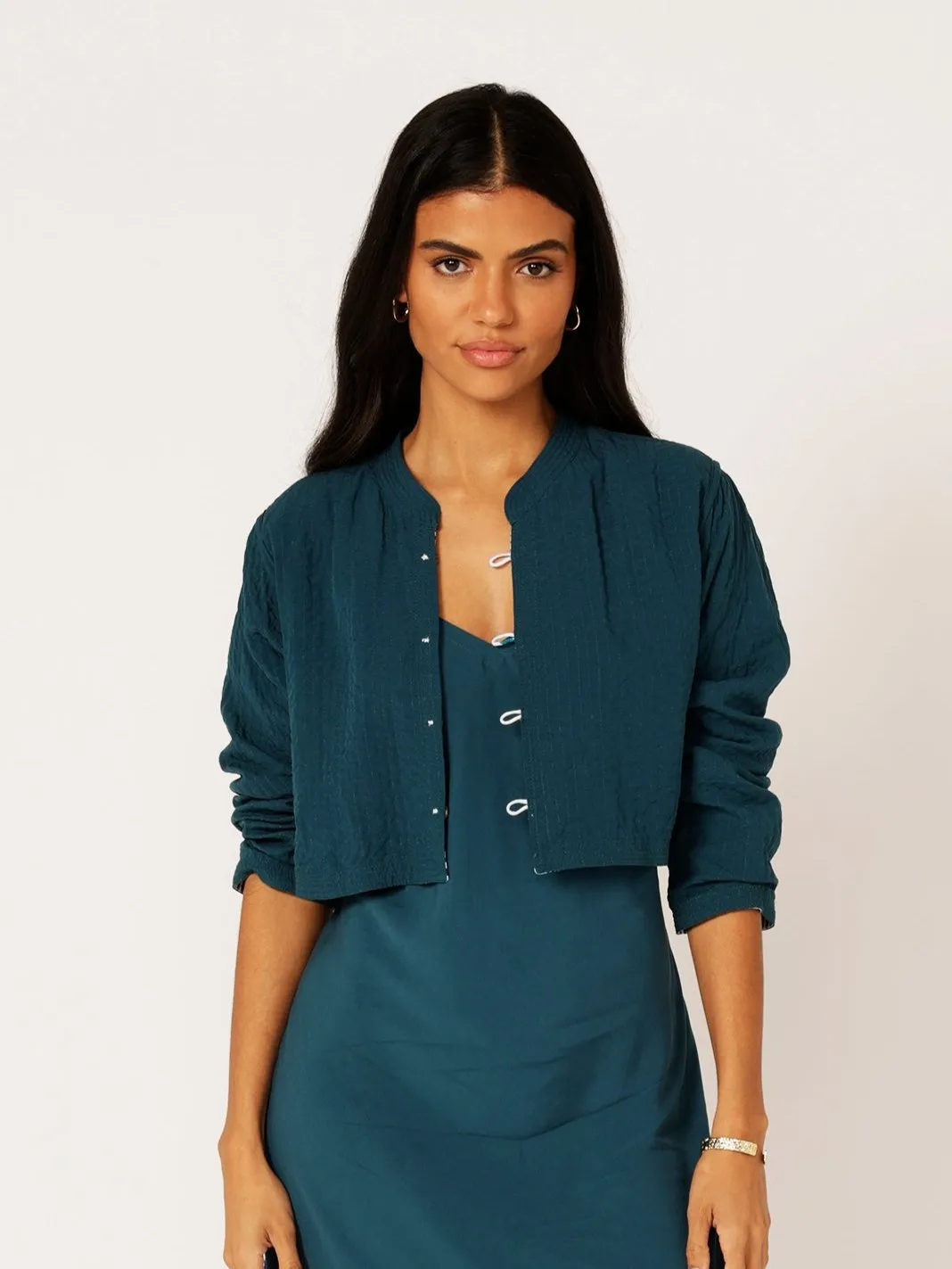 Bowie Jacket | Reversible | Tokyo Teal