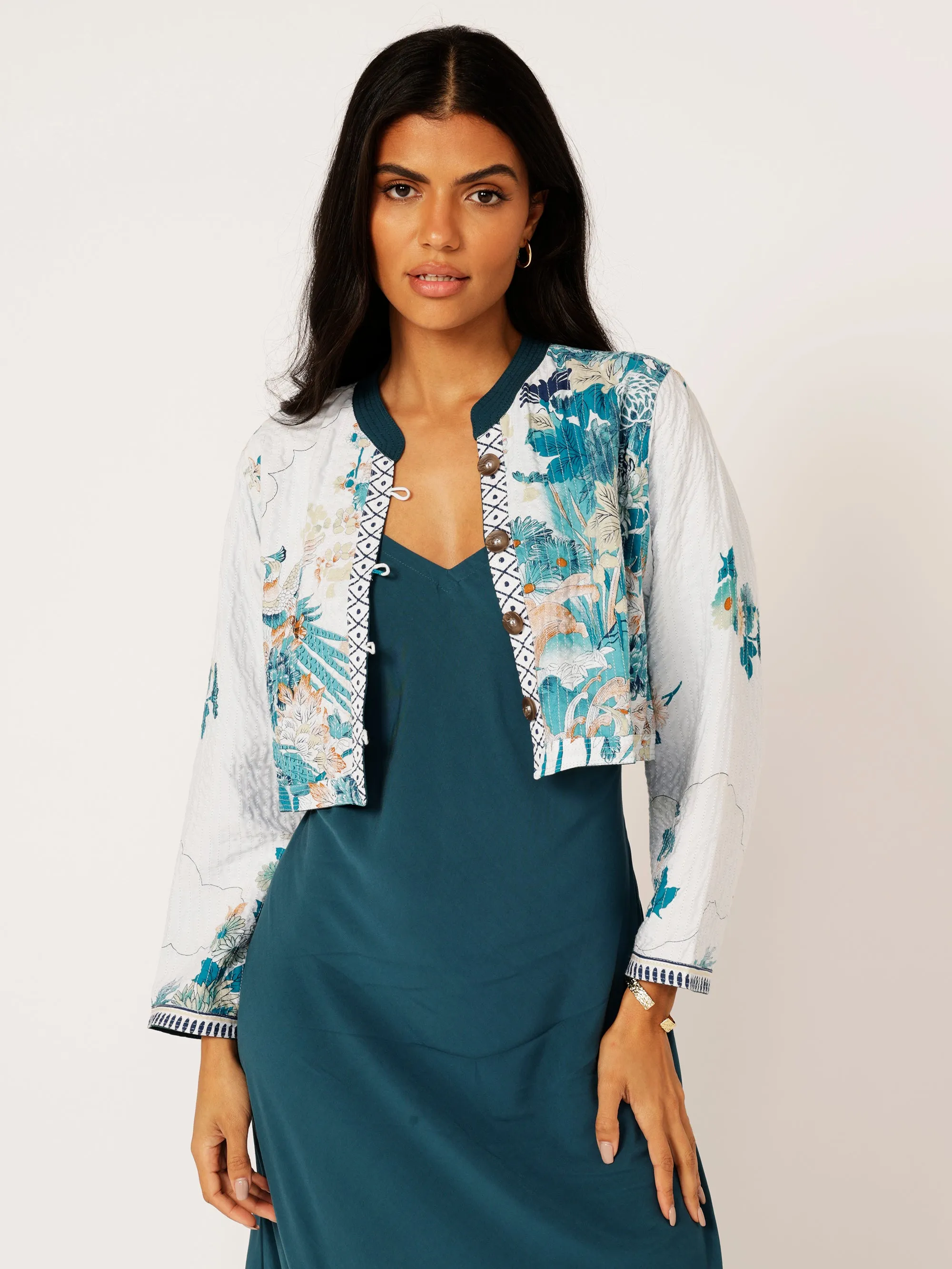 Bowie Jacket | Reversible | Tokyo Teal