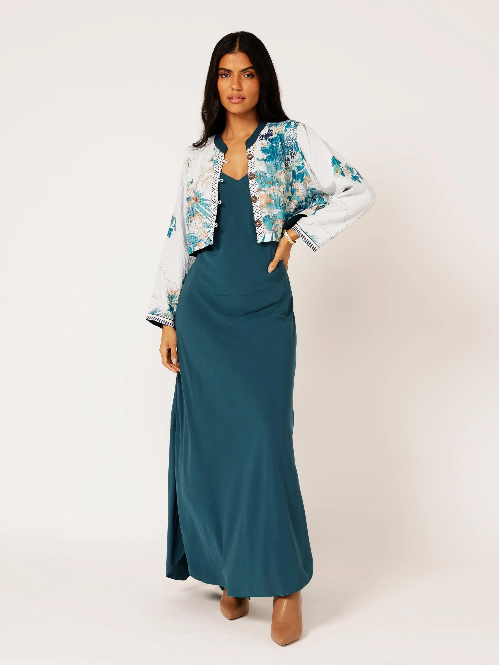 Bowie Jacket | Reversible | Tokyo Teal