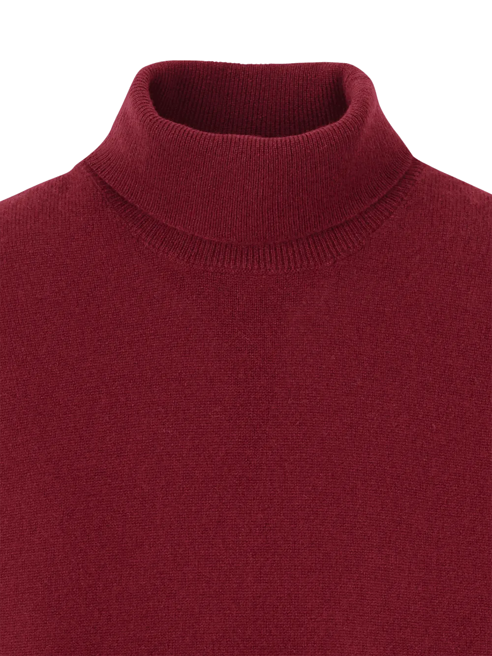 Cashmere Turtleneck Sweater - Burgundy