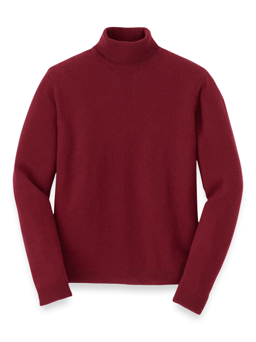 Cashmere Turtleneck Sweater - Burgundy