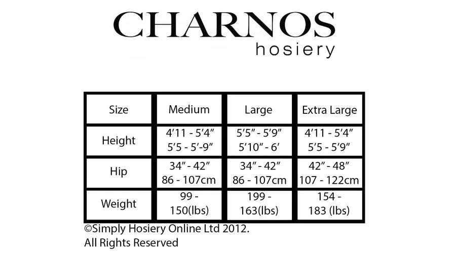 Charnos 30 Denier Satin Semi - Opaque Slight Sheen Tights