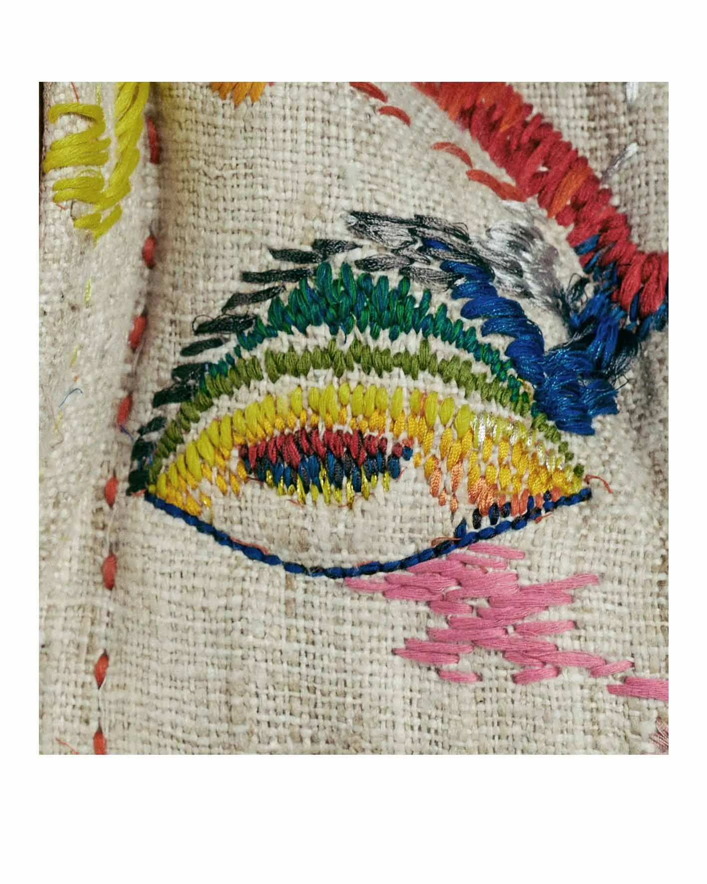 Coat "EYE IN THE DREAM"