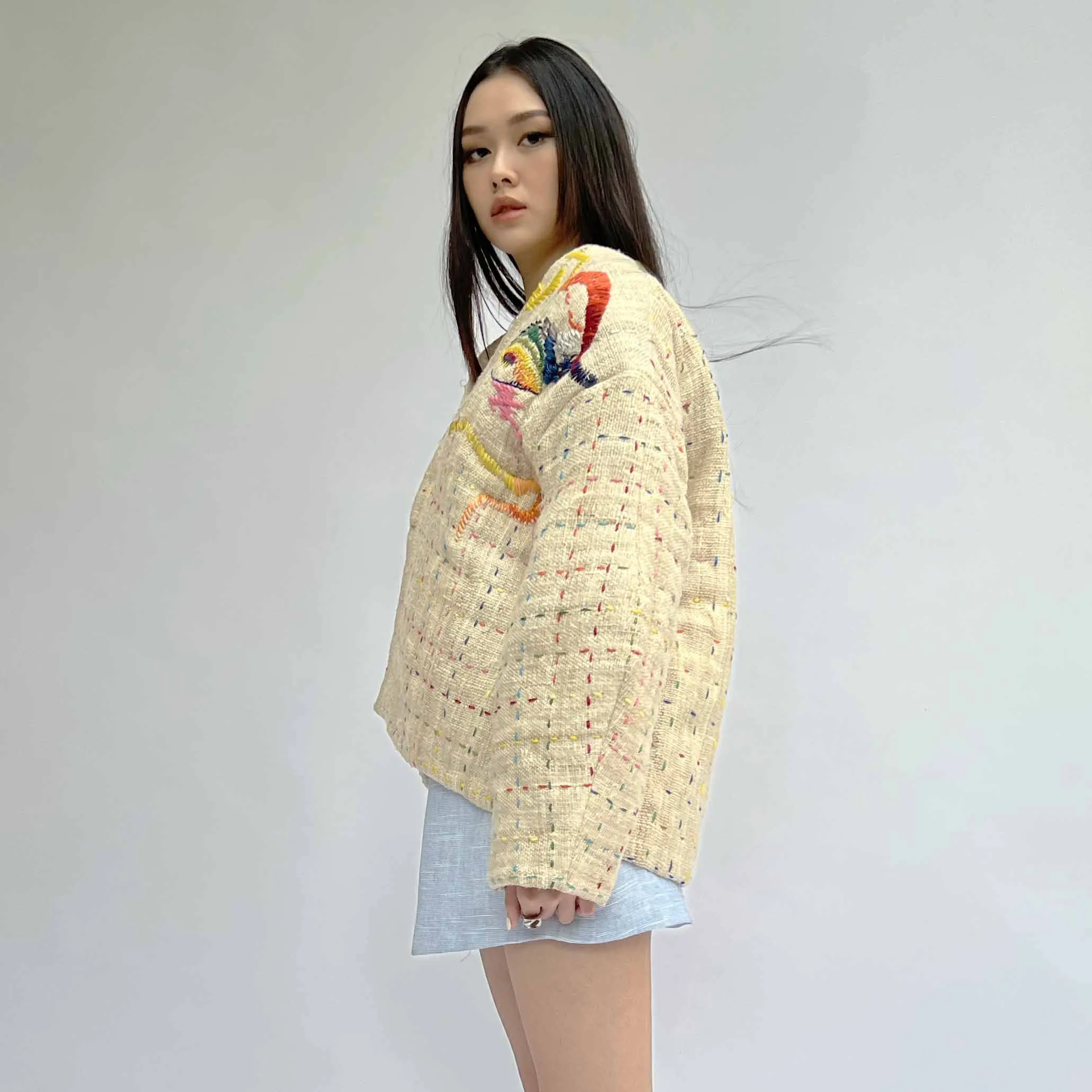 Coat "EYE IN THE DREAM"