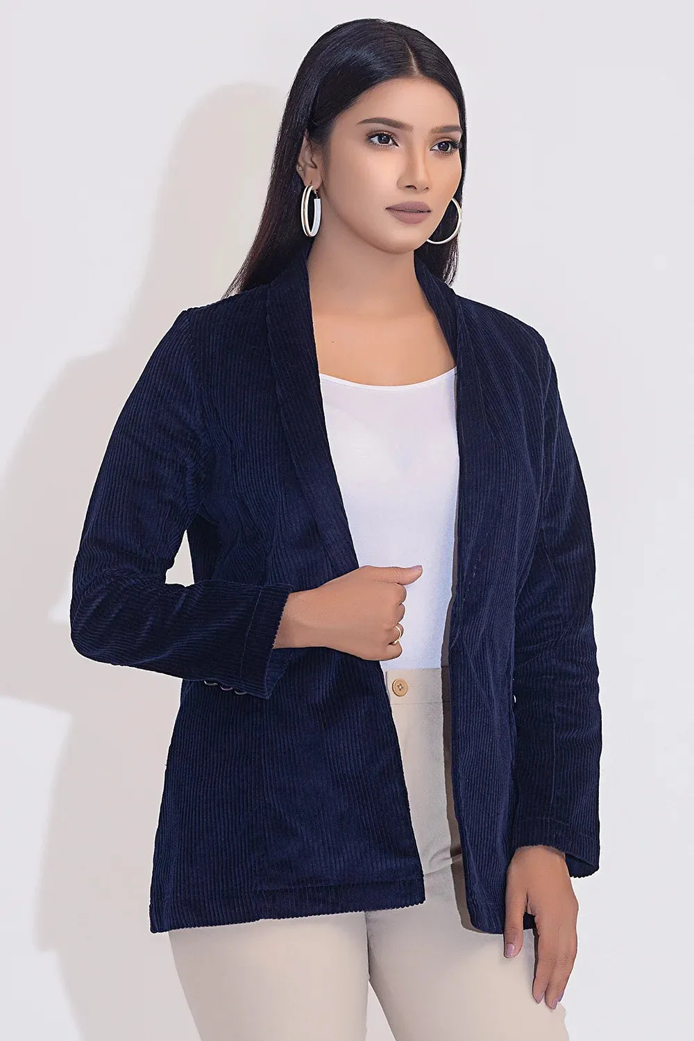 Corduroy Semi-Formal Coat