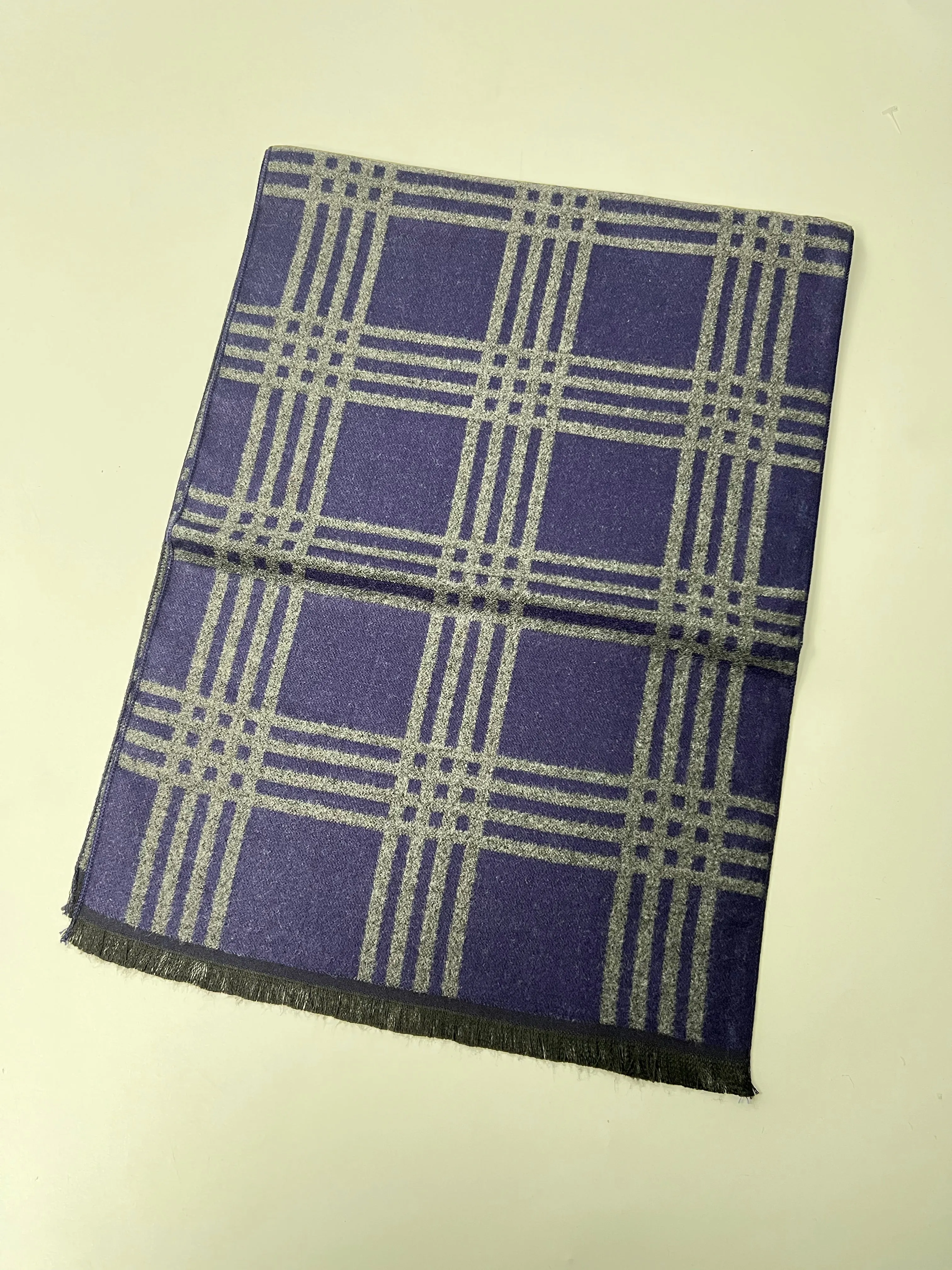 Couthie Navy & Grey Scarf (CS67)
