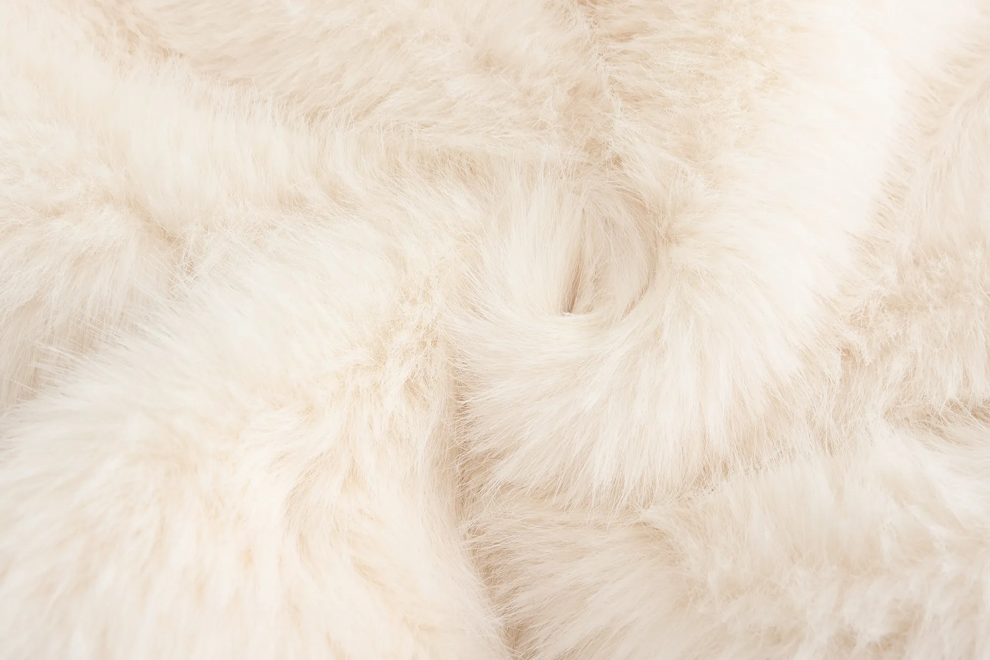Cropped Teddy Jacket - White