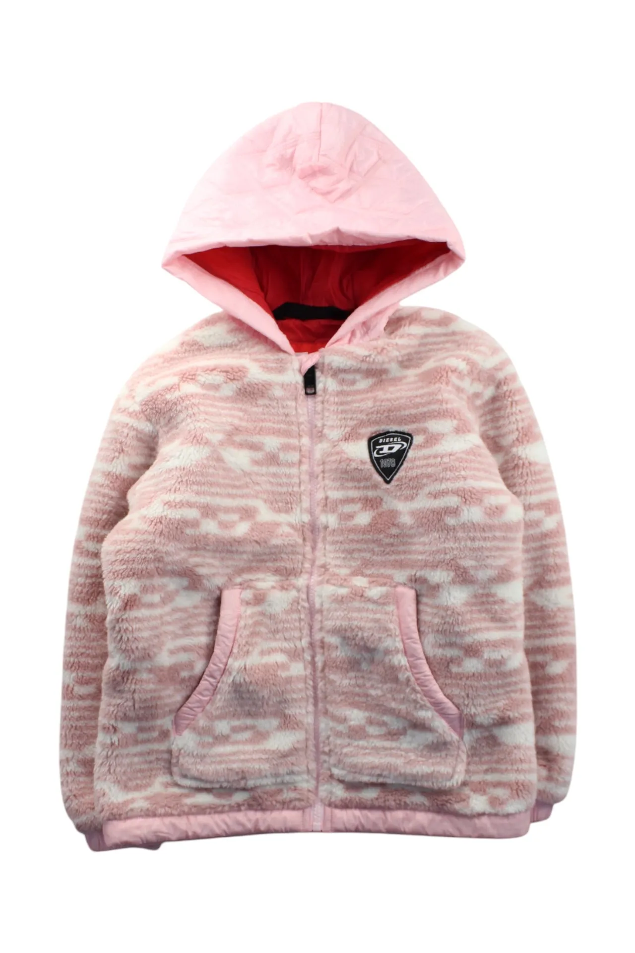 Diesel Hooded Fleece Zip Jacket 8Y