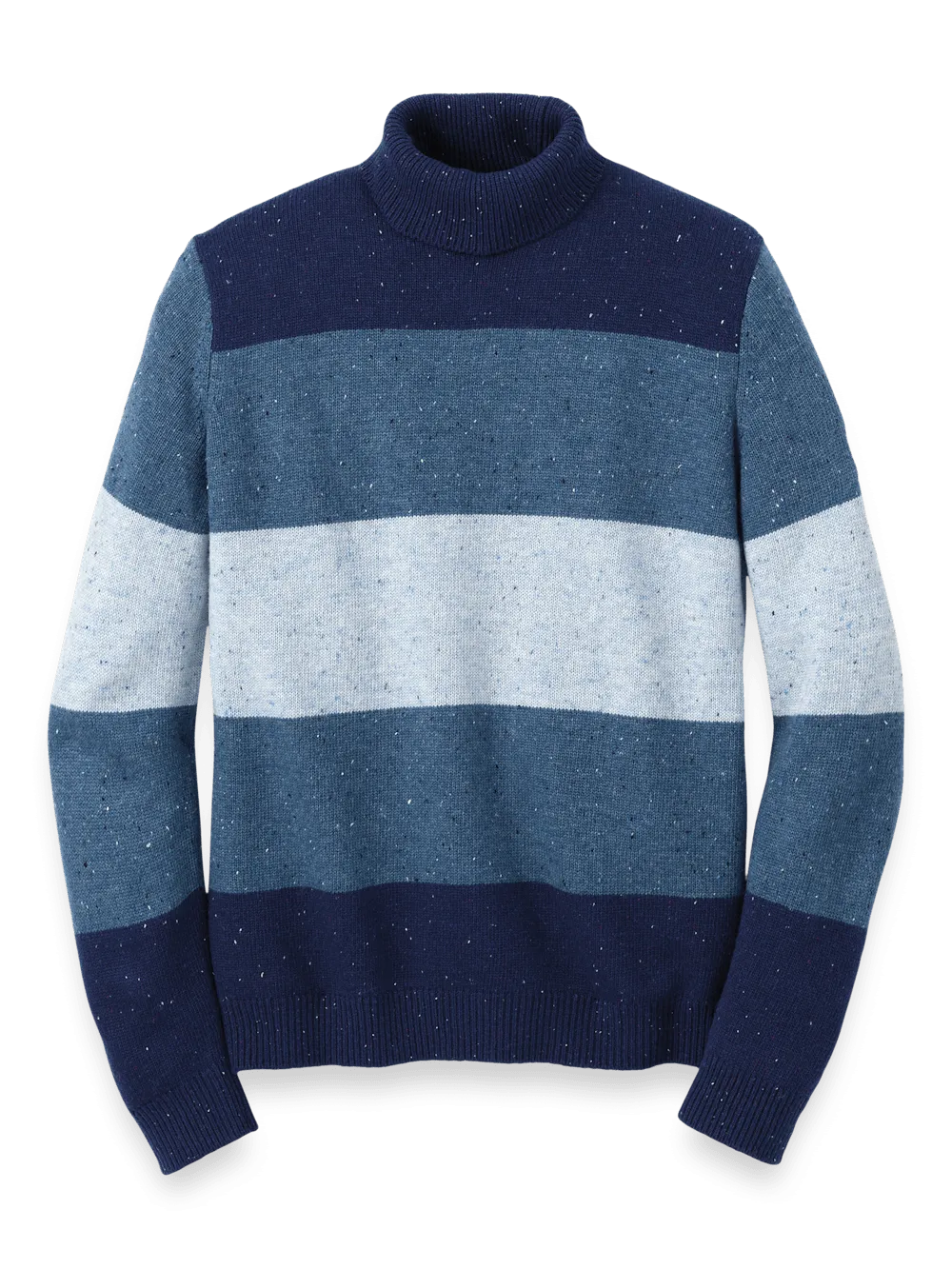 Donegal Turtleneck Sweater - Blue