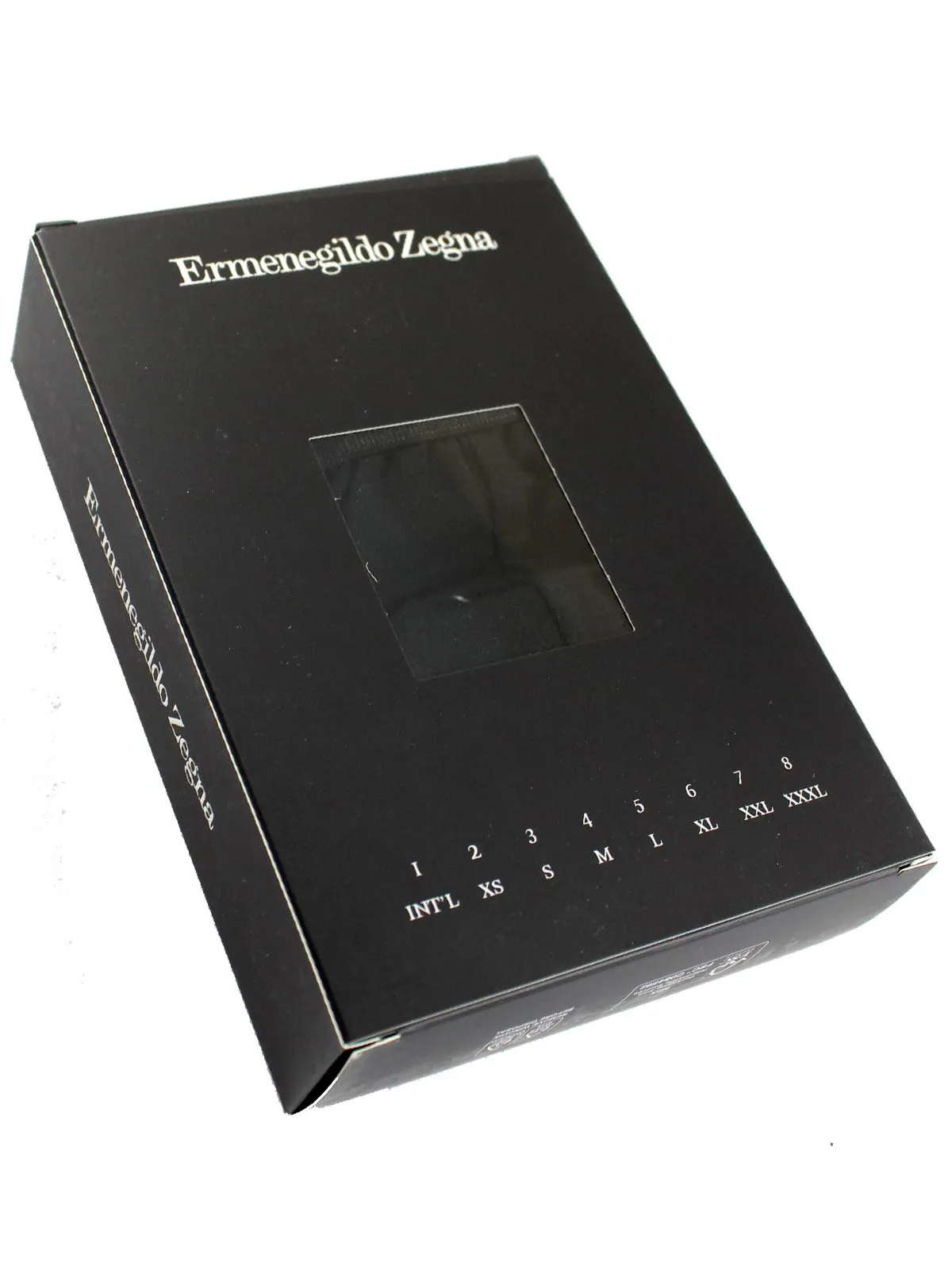 Ermenegildo Zegna Underwear Black Stretch XXXL Cotton Midi Brief 2 Pack
