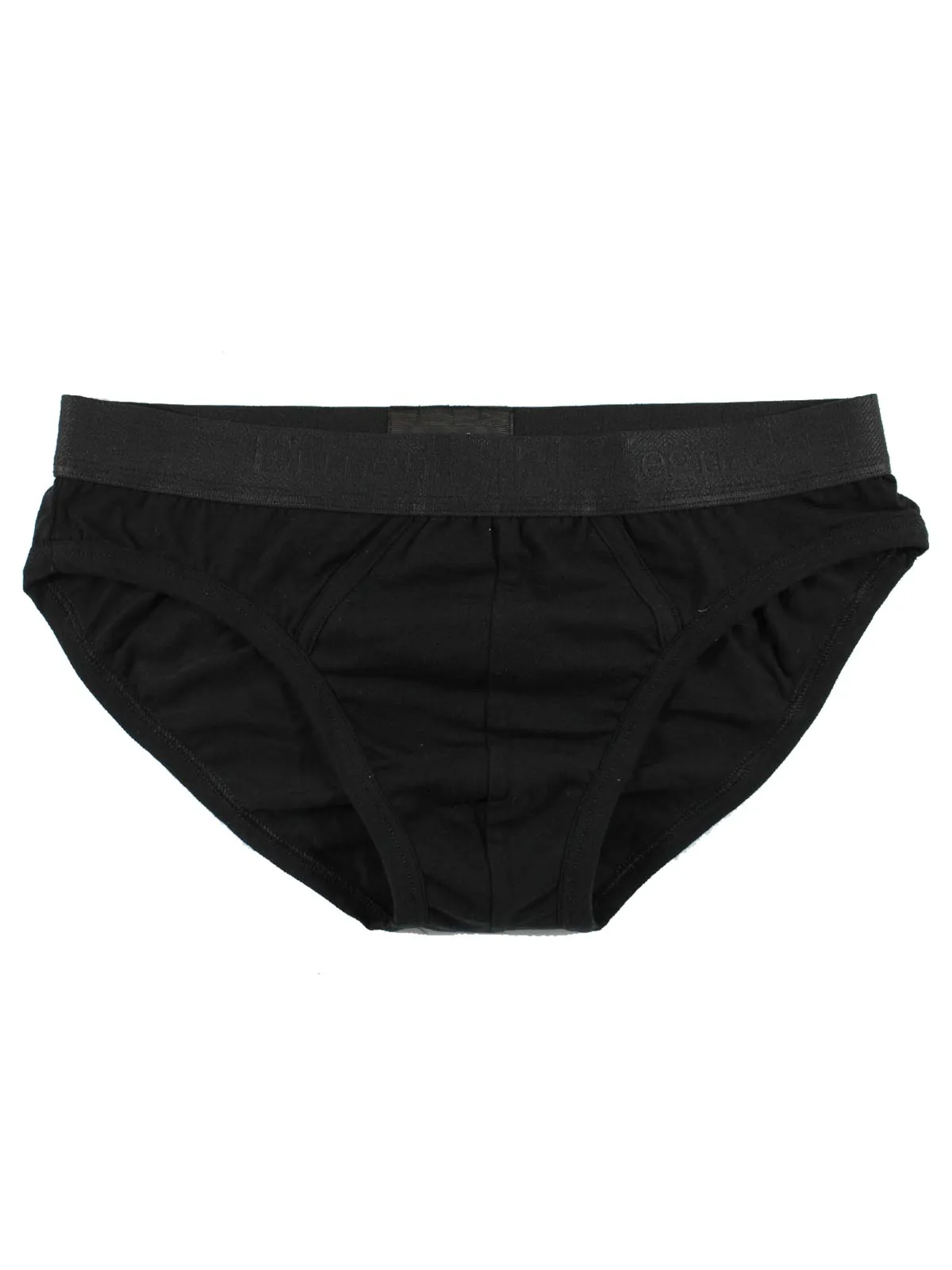 Ermenegildo Zegna Underwear Black Stretch XXXL Cotton Midi Brief 2 Pack