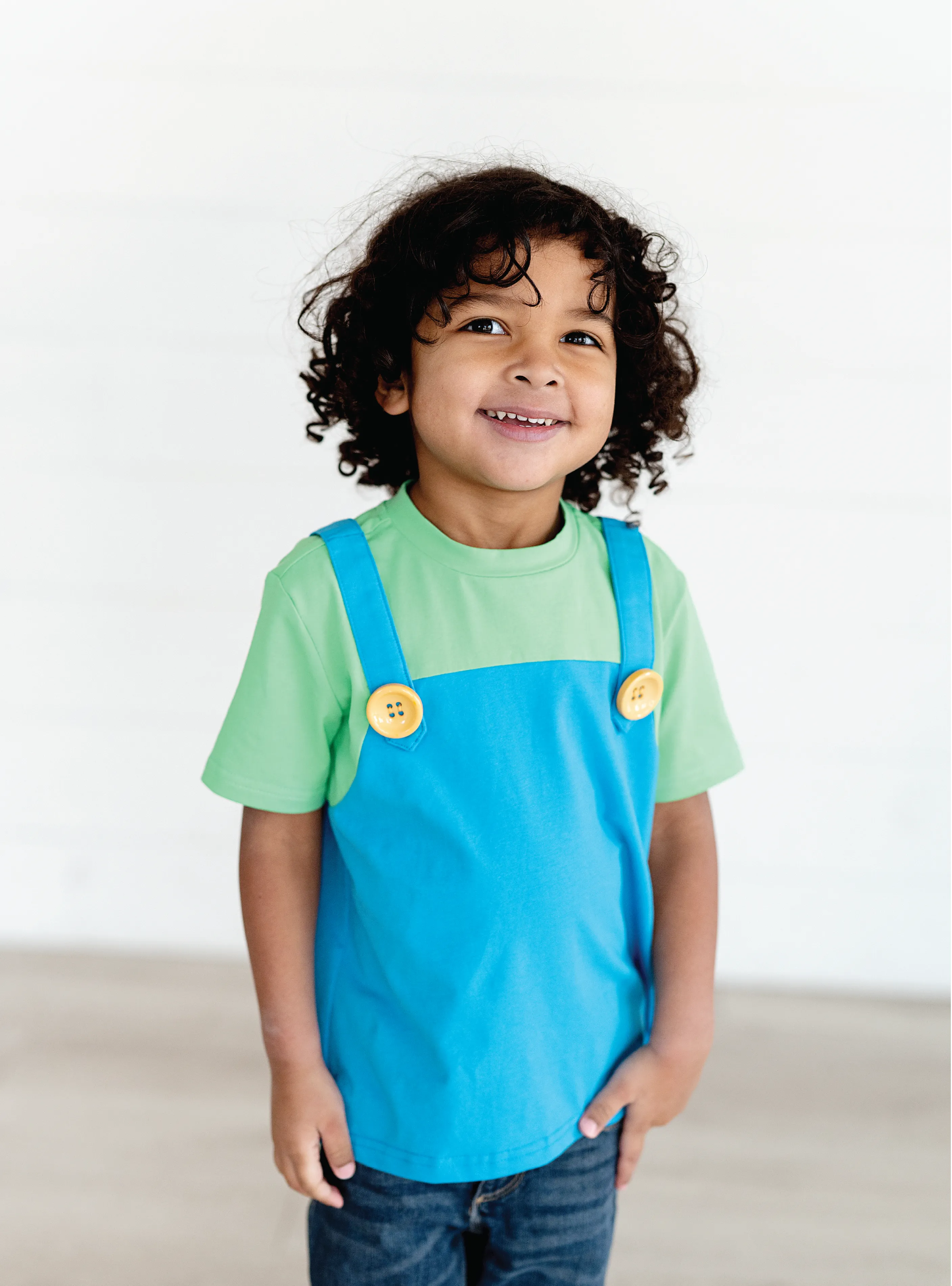 Green Overall Tee
