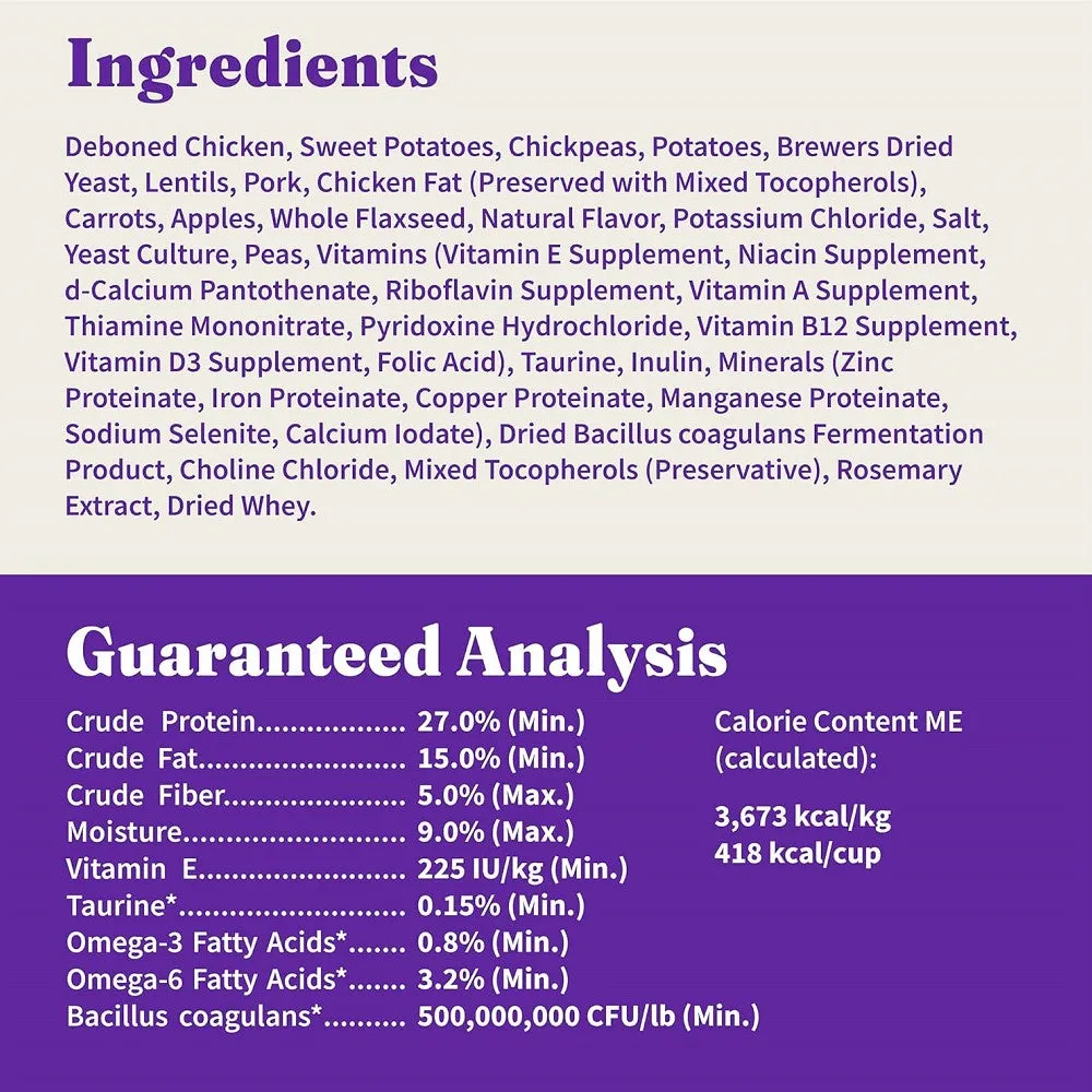 Holistic Grain Free Cage-Free Chicken and Sweet Potato Recipe Dog Dry Food