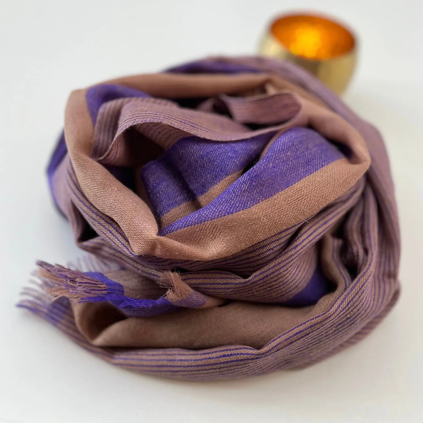 Holly- Pure Handwoven Cashmere Pashmina Shawl