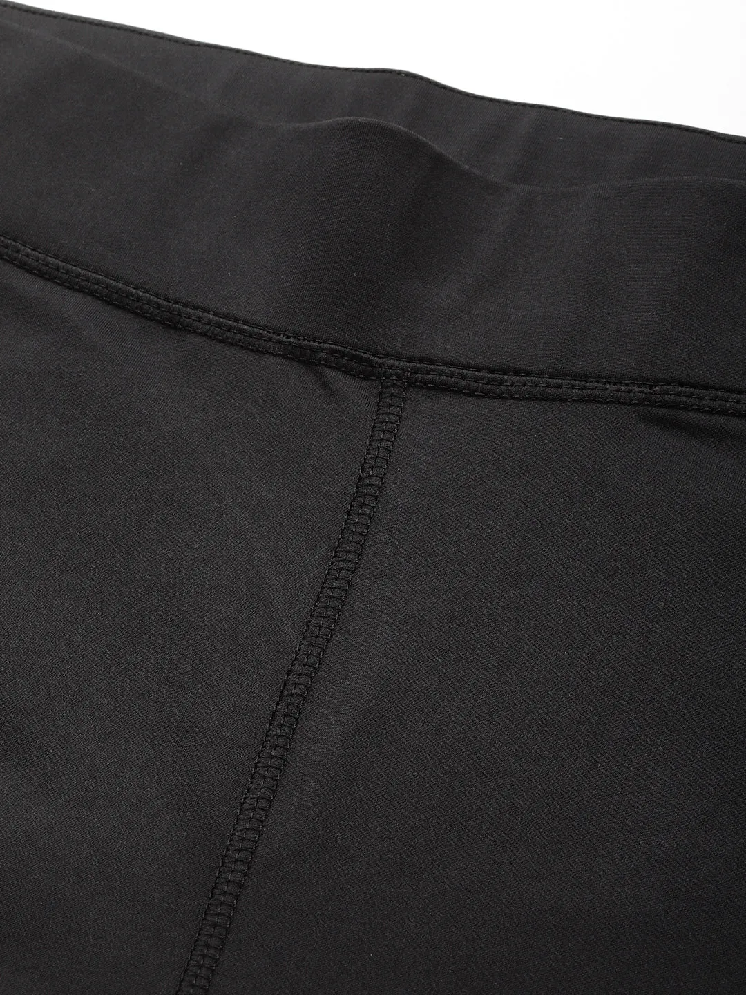 JUMP USA Men Black Dark.Anthra Rapid Dry-Fit Solid Training Tights