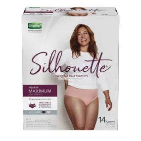 KIMBERLY CLARK 51412 Depend Silhouette Underwear Medium Maximum Absorbency