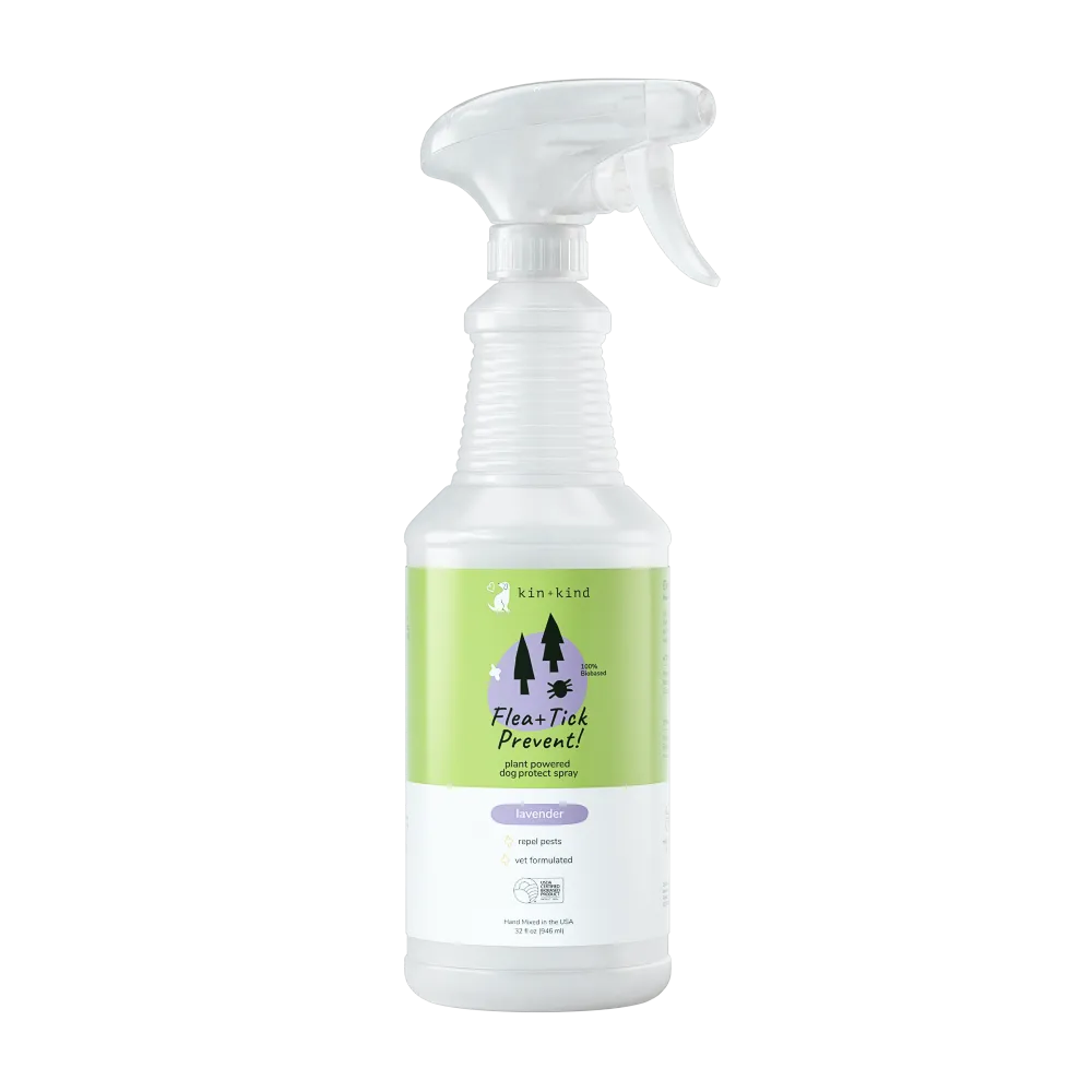 Kin   Kind Dog Flea   Tick Prevent! Protect Spray Lavender 32oz