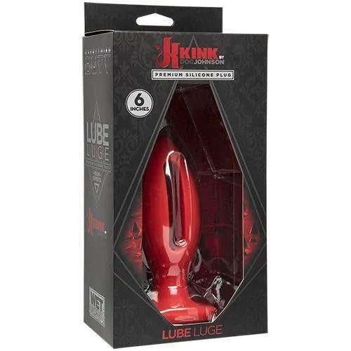 Kink - 6 Inch Lube Luge - Wet Works Premium Silicone Plug