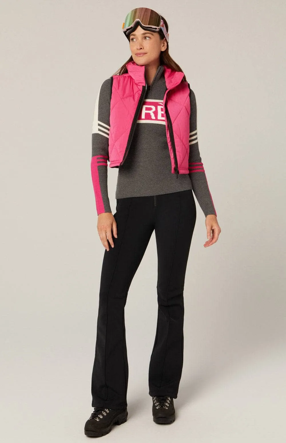 La Vitesse II Cropped Vest | Pink