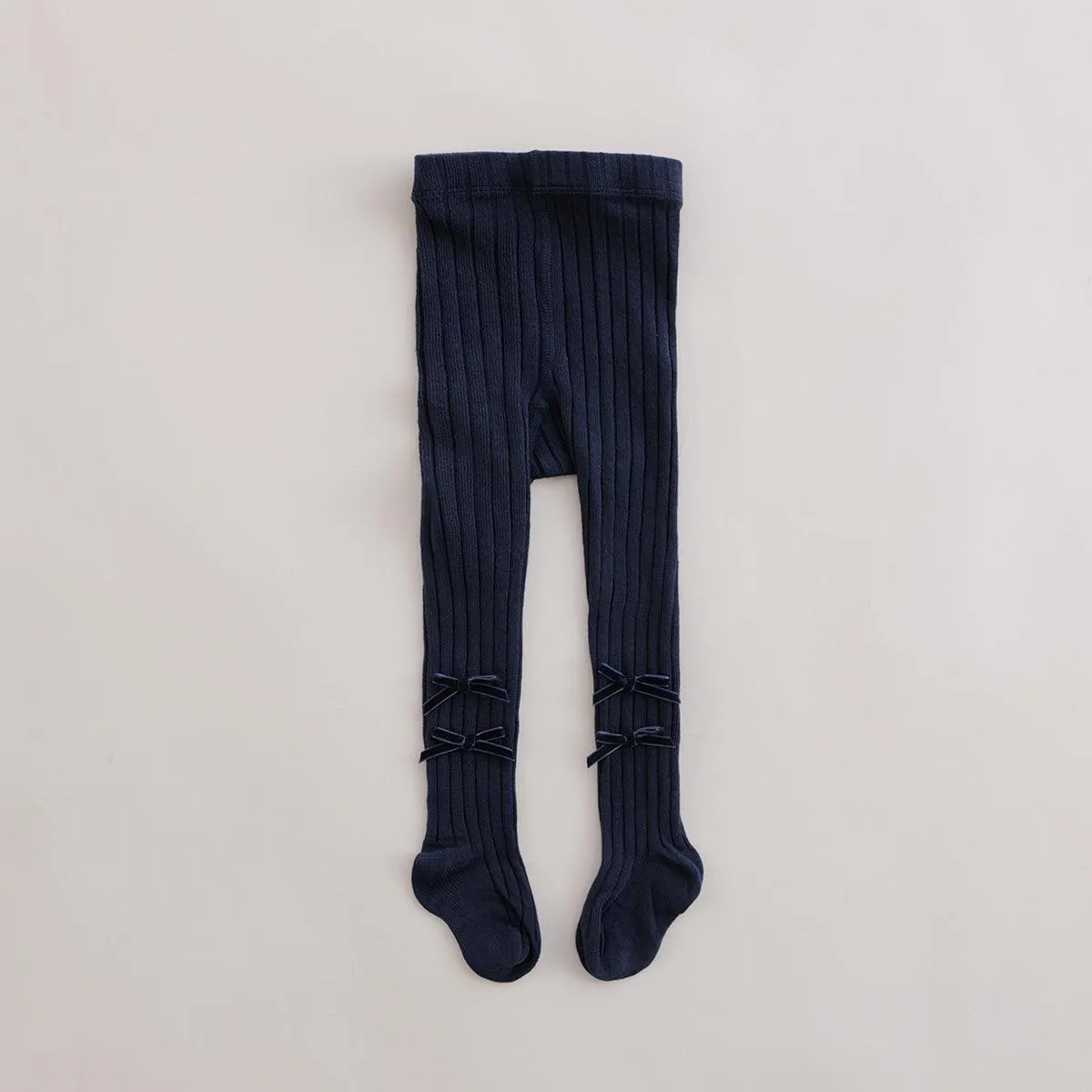 MARC & JANIE Baby Girls Bow Elastic Tights 221811