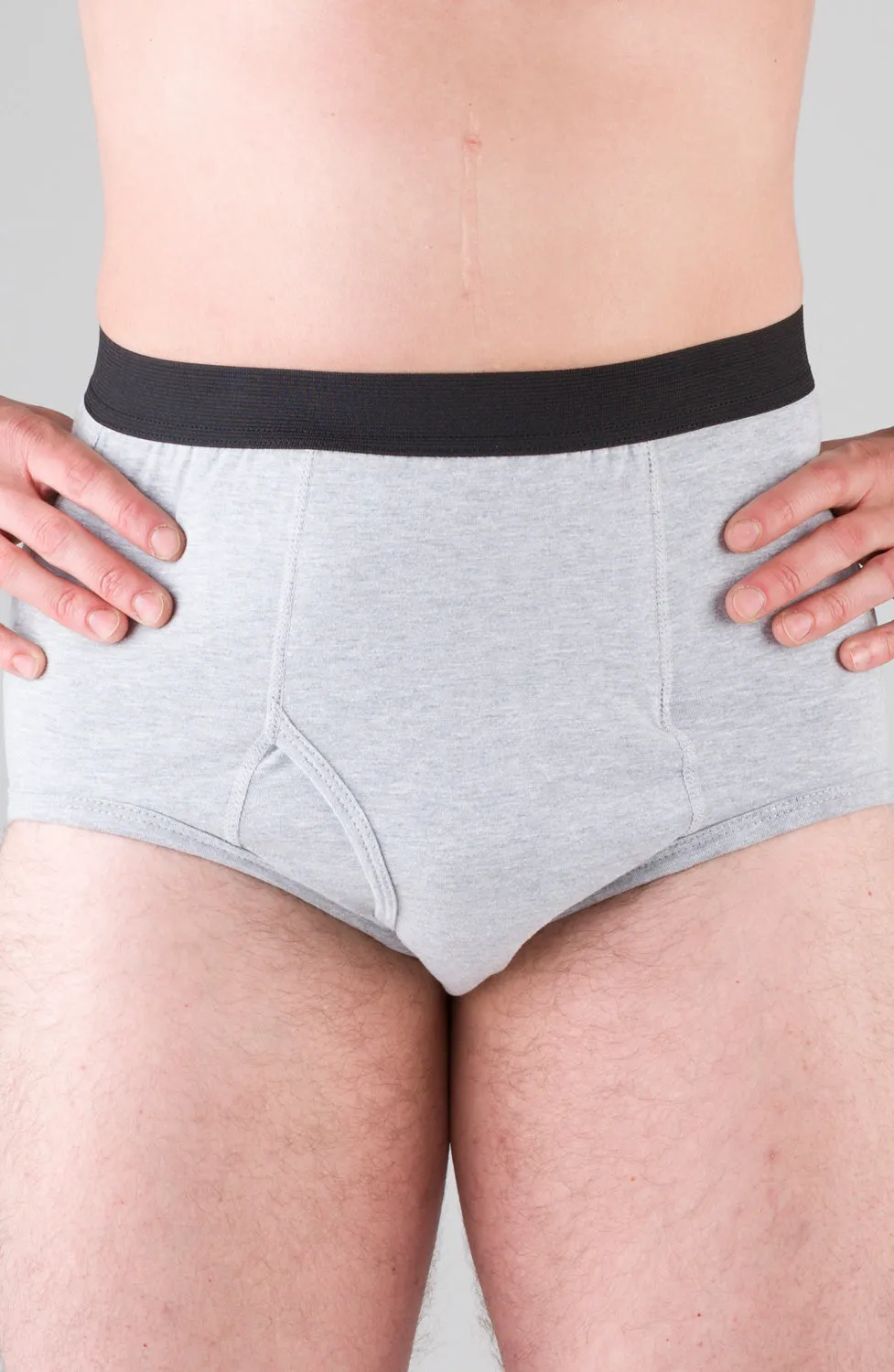 MEN'S CLASSIC BRIEF - GREY