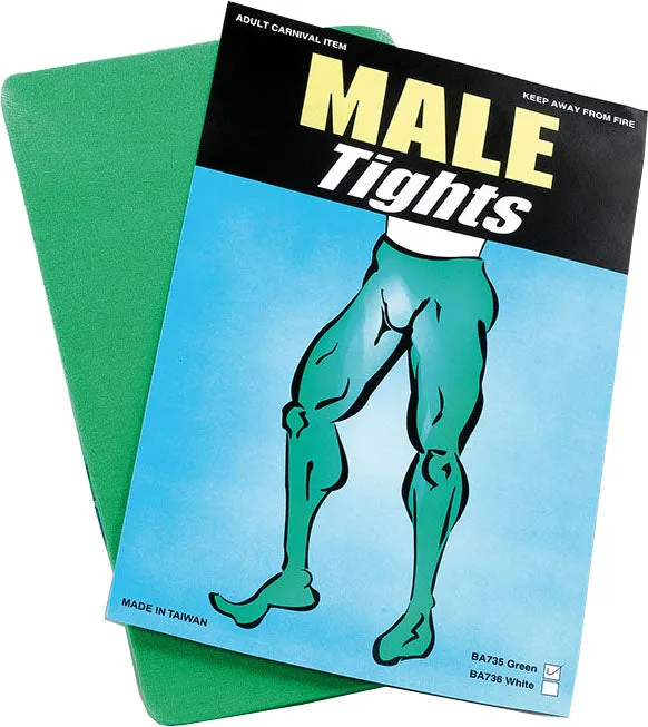 Mens Green Elf Tights Accessory