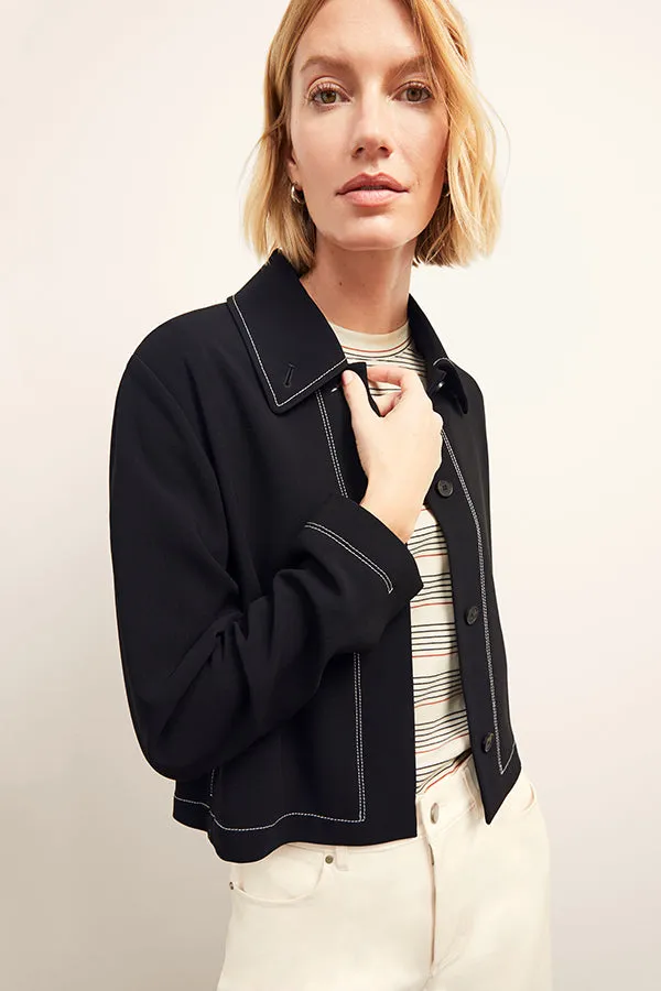 Nicky Jacket - Everyday Crepe :: Black