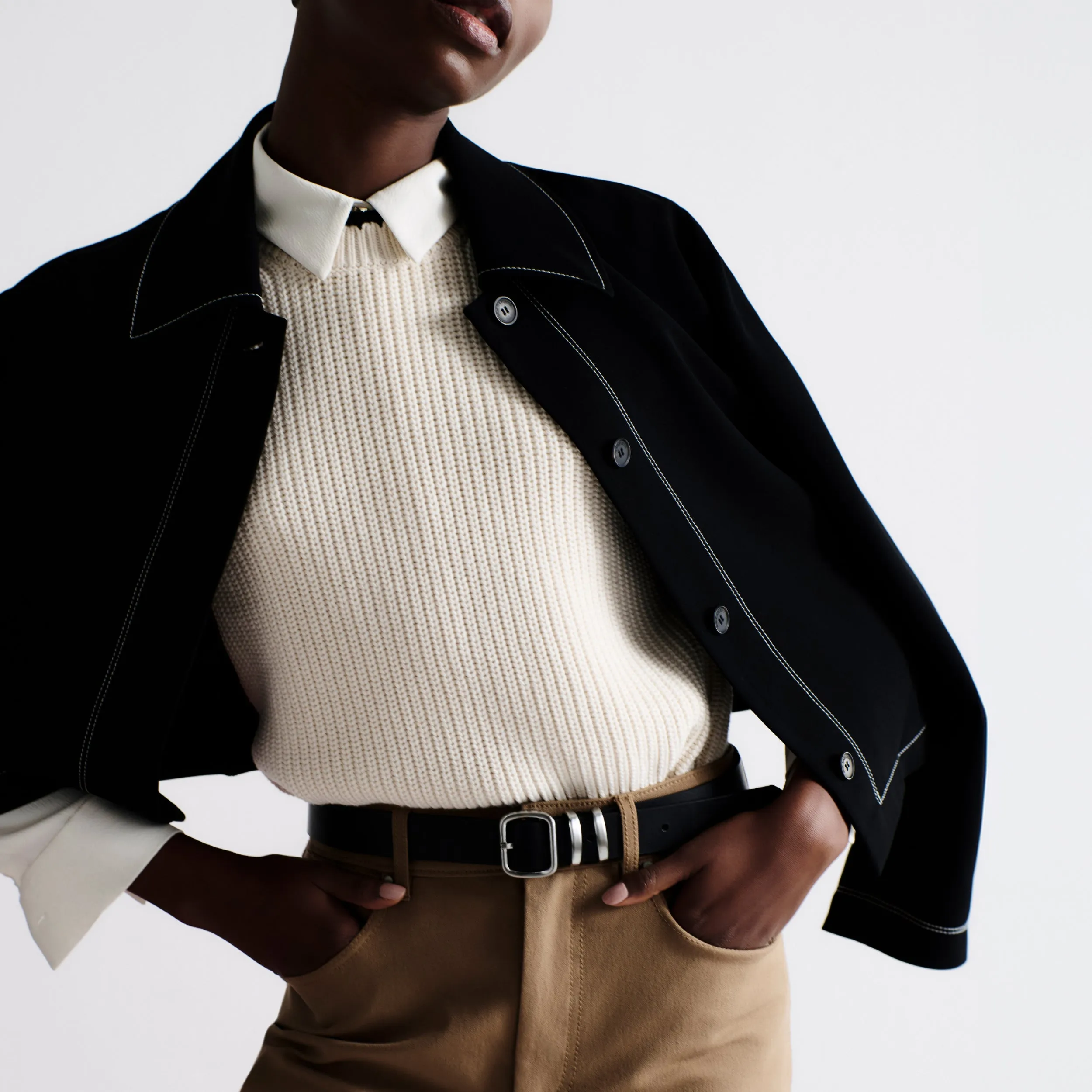 Nicky Jacket - Everyday Crepe :: Black