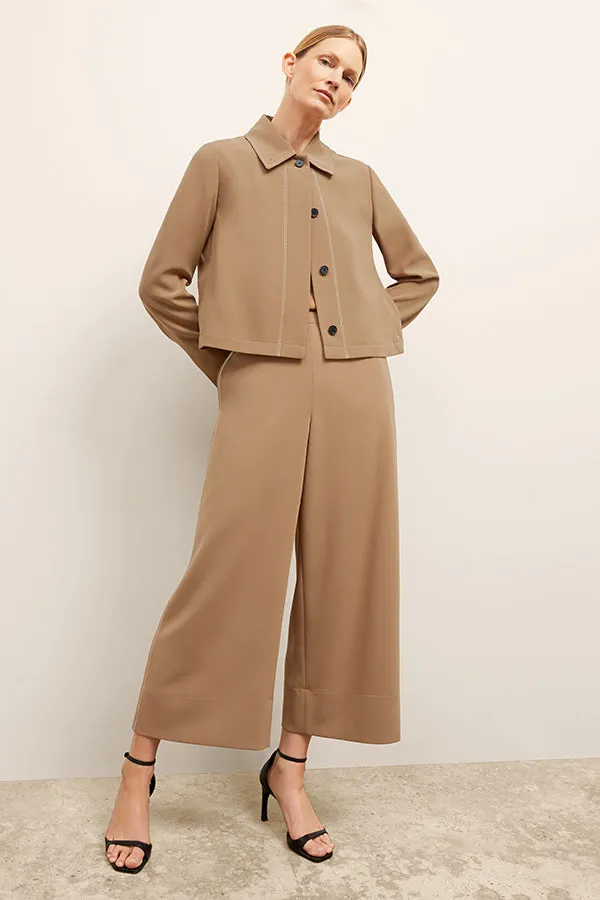 Nicky Jacket - Everyday Crepe :: Light Saddle