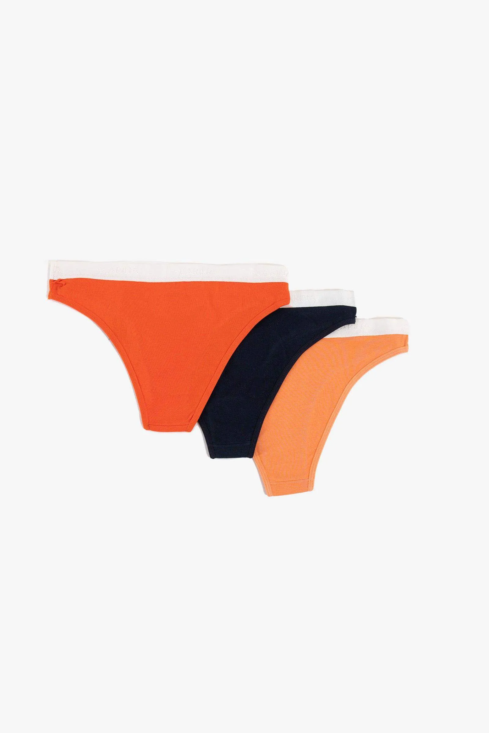 Pack of 3 Colored Thong Panties