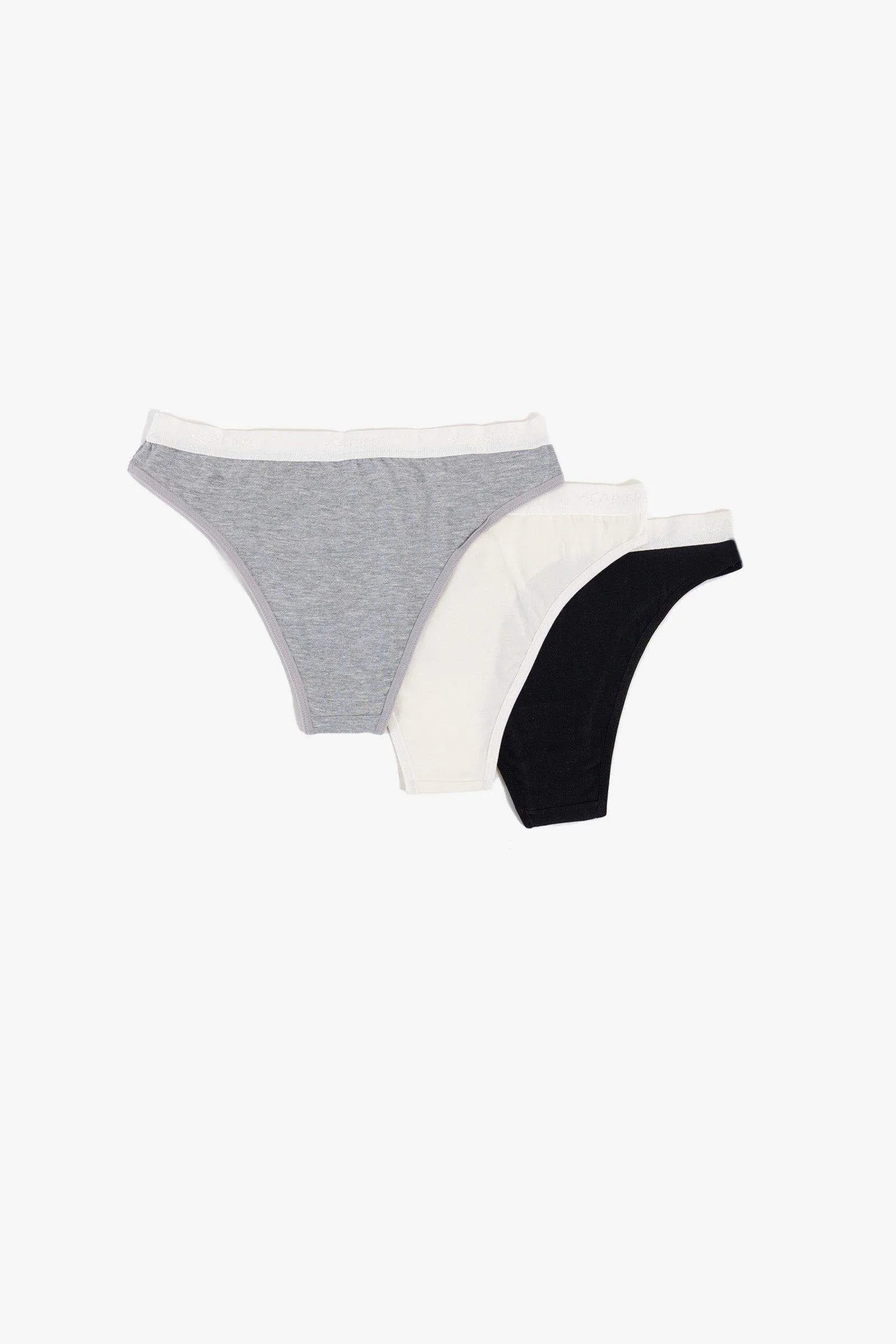 Pack of 3 Colored Thong Panties