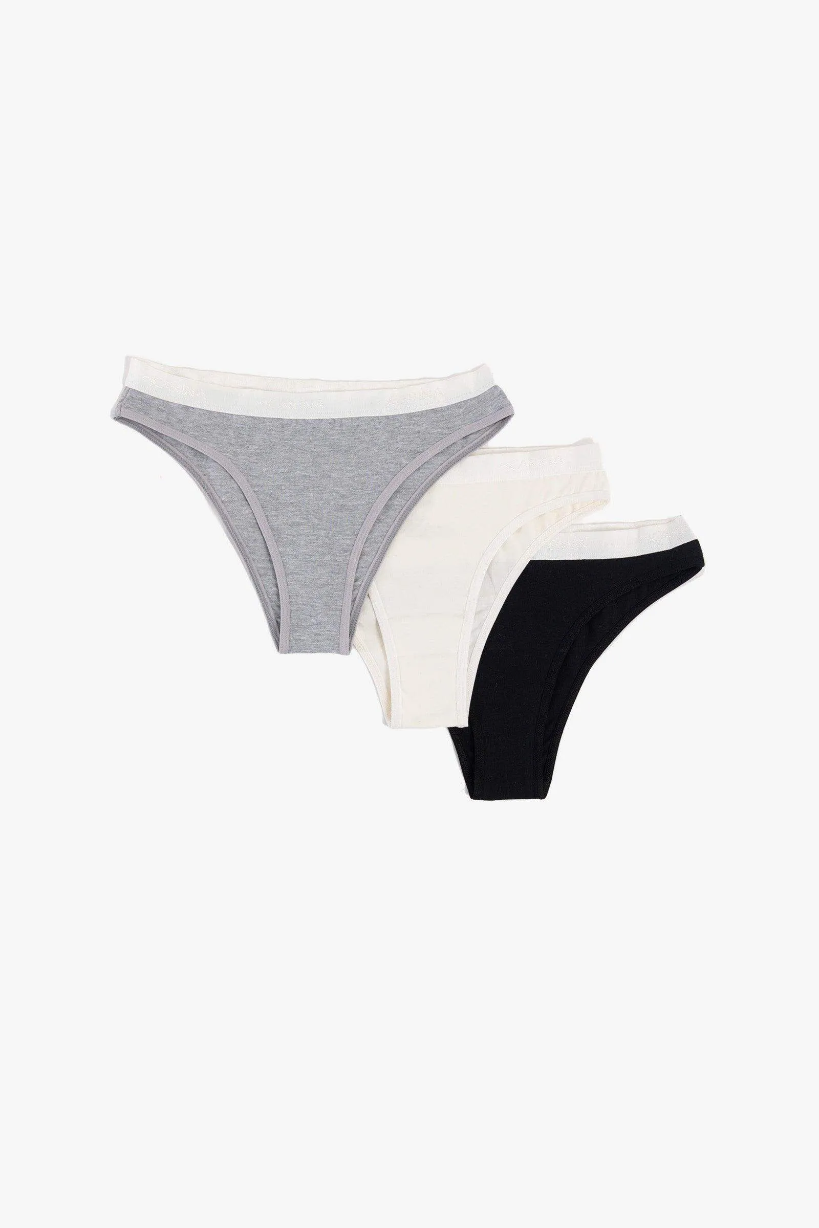 Pack of 3 Colored Thong Panties