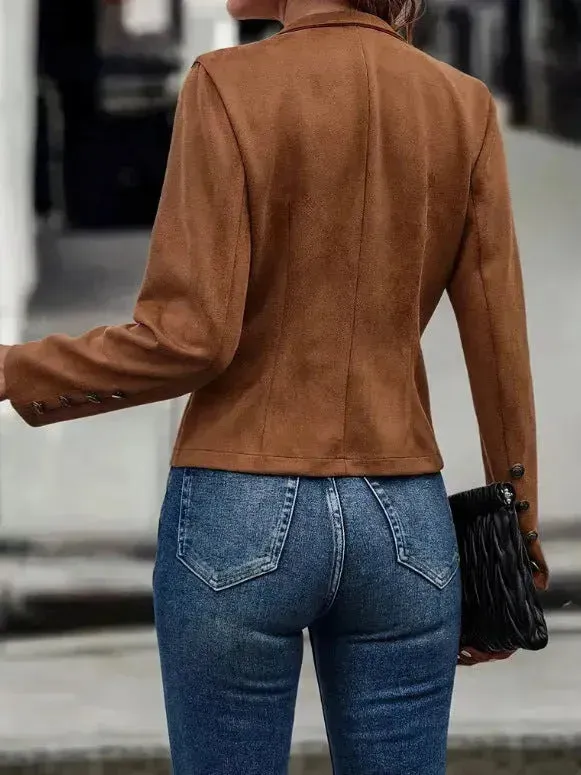Plain Formal Business Workwear Jacket for Women  Ladies Office Coat