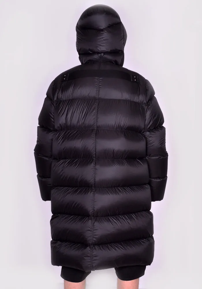 RICK OWENS MEN RU02C7998 NPD3 HOODED LINER JACKET BLACK