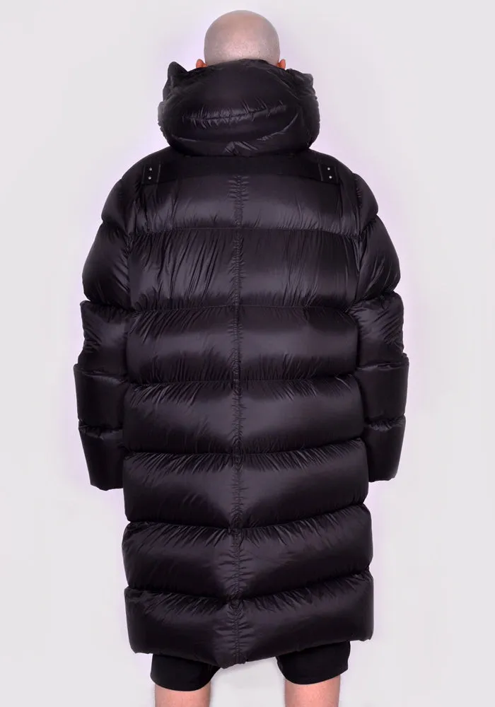 RICK OWENS MEN RU02C7998 NPD3 HOODED LINER JACKET BLACK