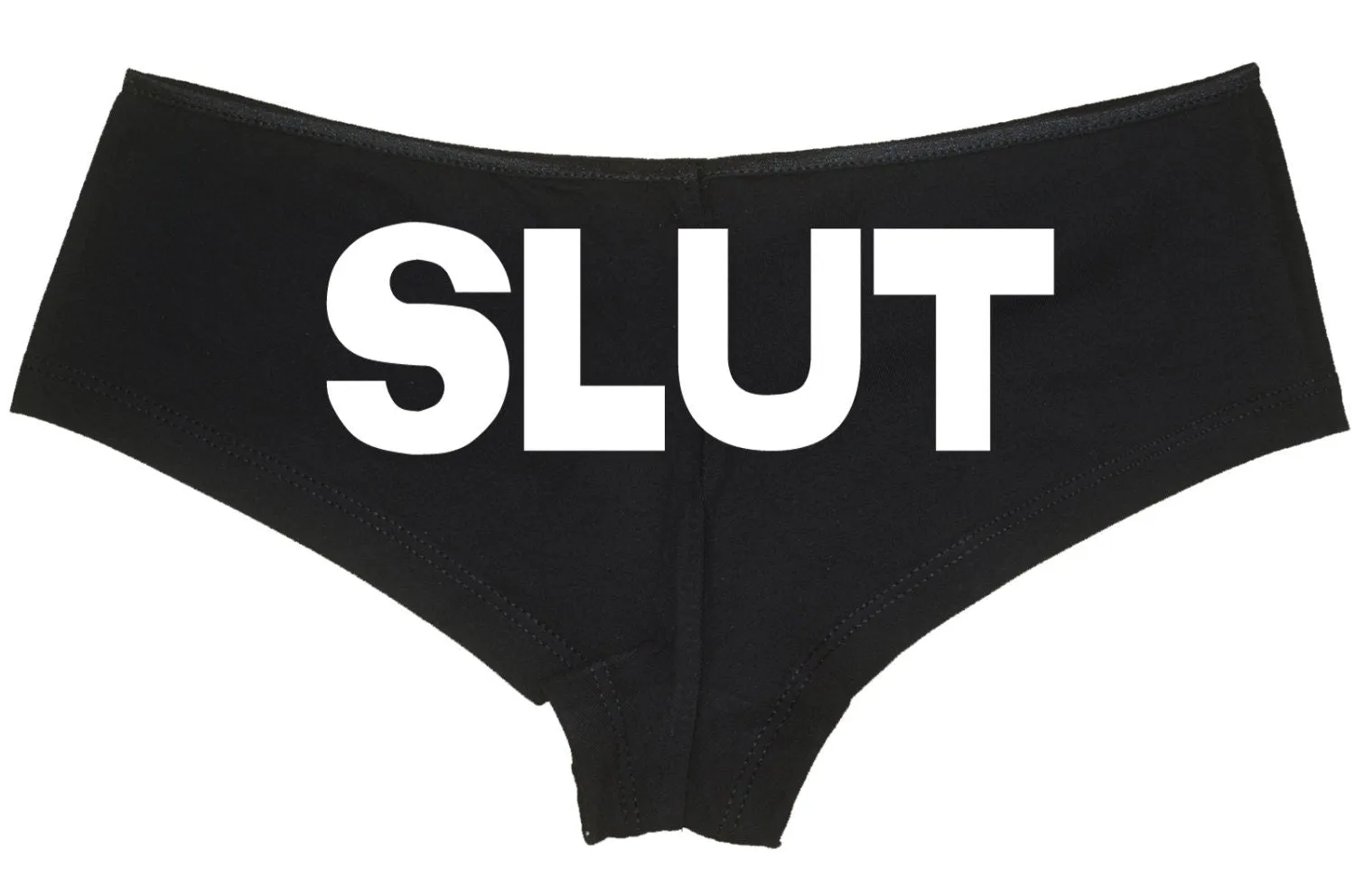 SLUT show your slutty side hen party bachelorette boy short panty panties boyshort sexy funny party rude bdsm ddlg cgl owned shared hotwife