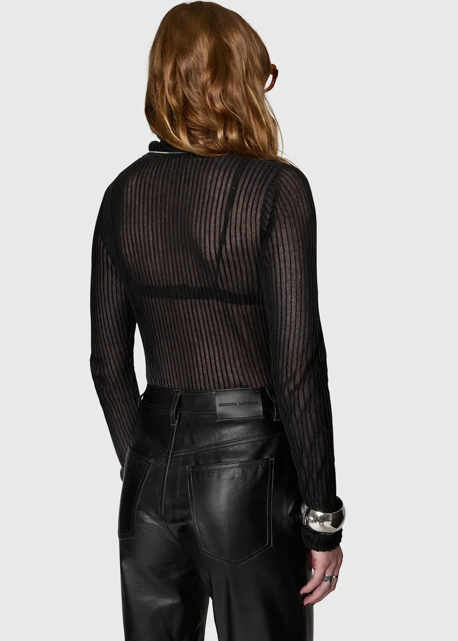 Stella Turtleneck in Black - Rebecca Minkoff