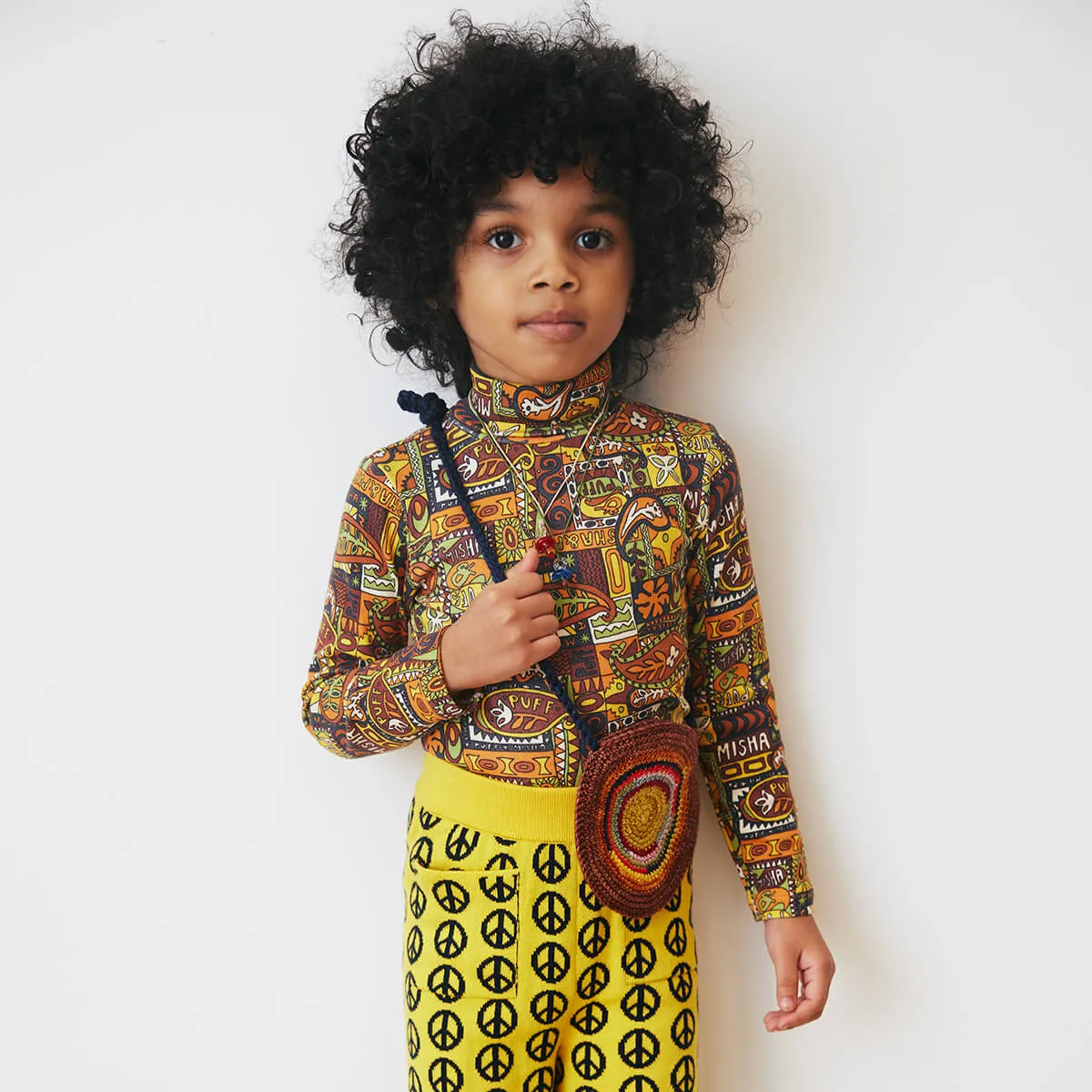 Turtleneck in Fox Groovy Paisley by Misha & Puff