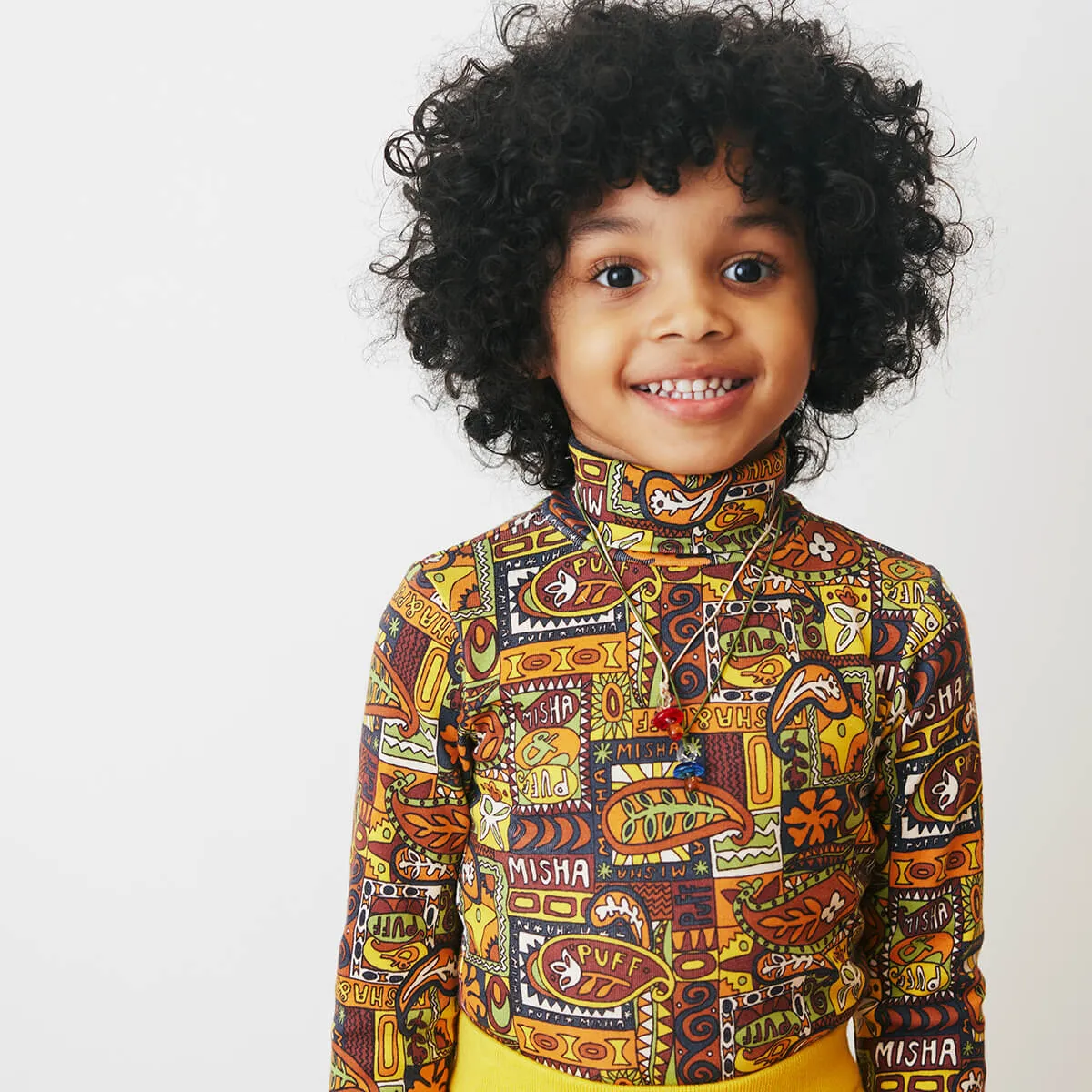 Turtleneck in Fox Groovy Paisley by Misha & Puff