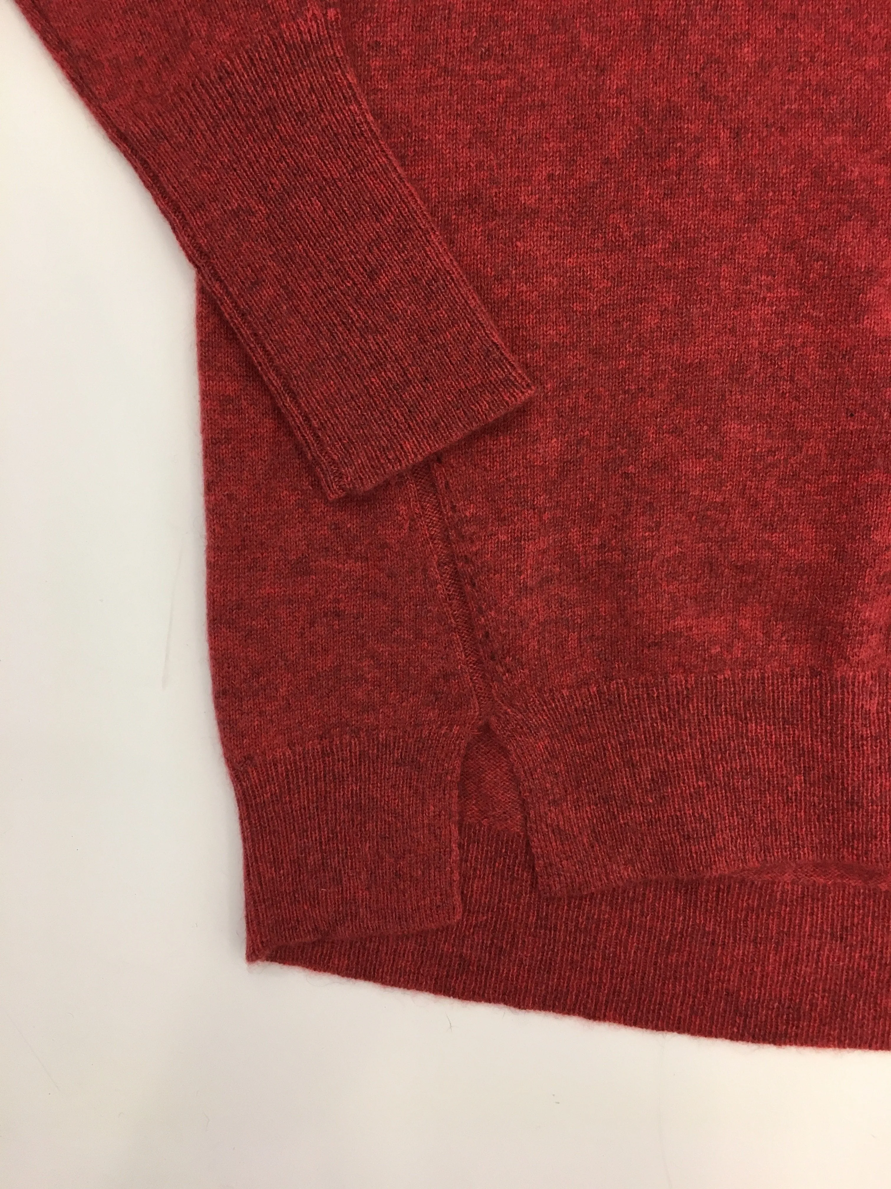 White   Warren - Circular Hem Standneck